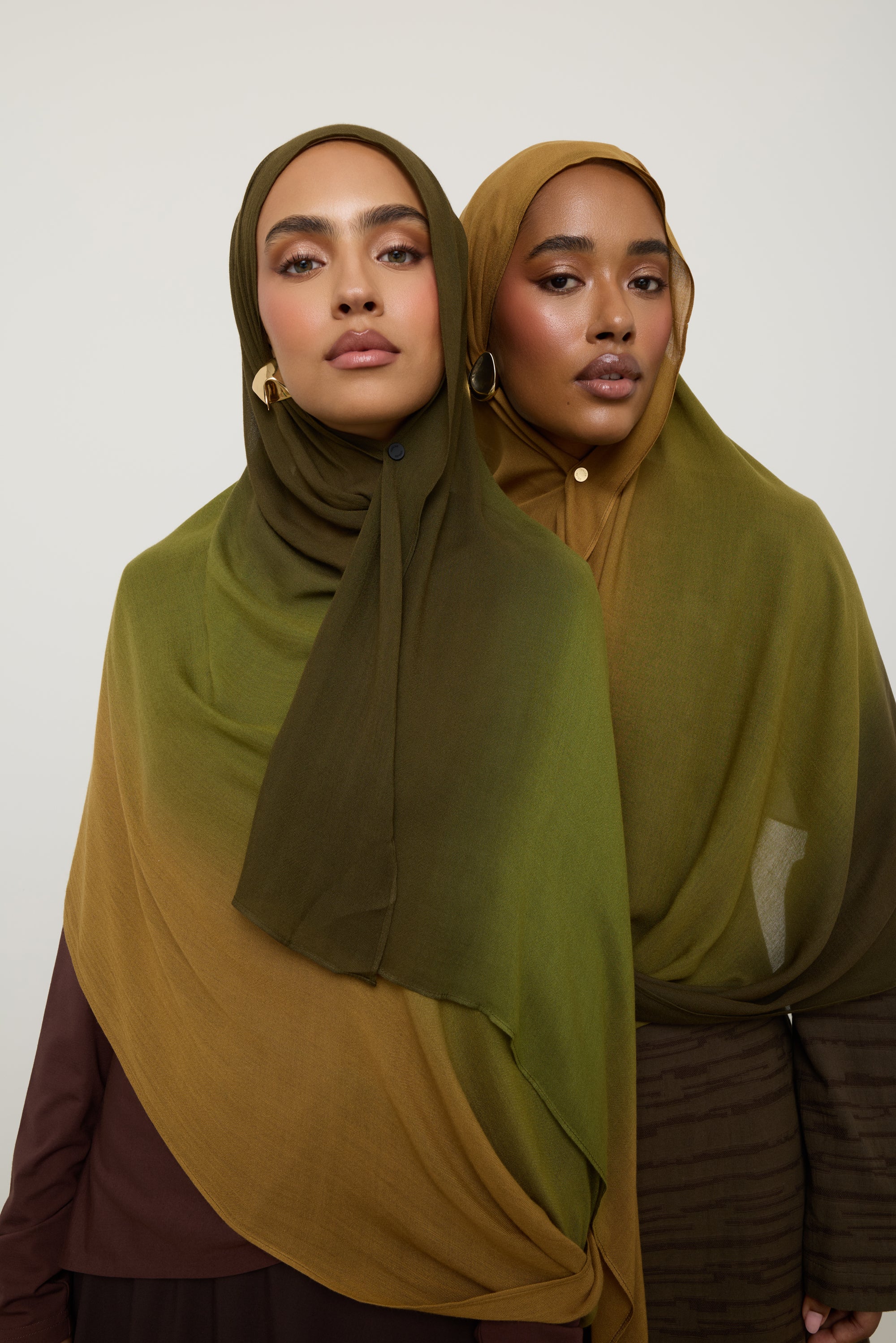 Ombre Modal Hijab - Golden Grove