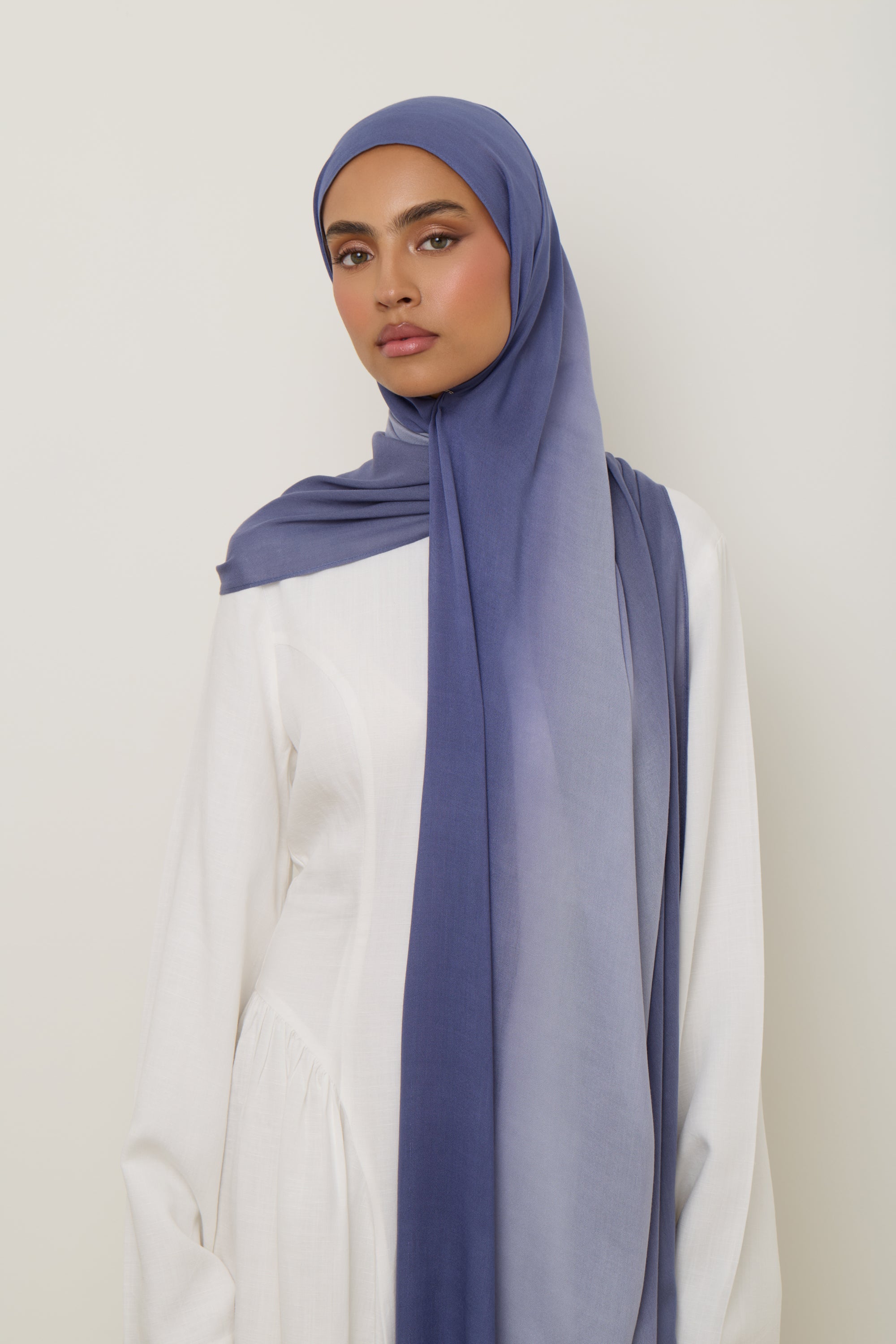 Ombre Modal Hijab - Granite
