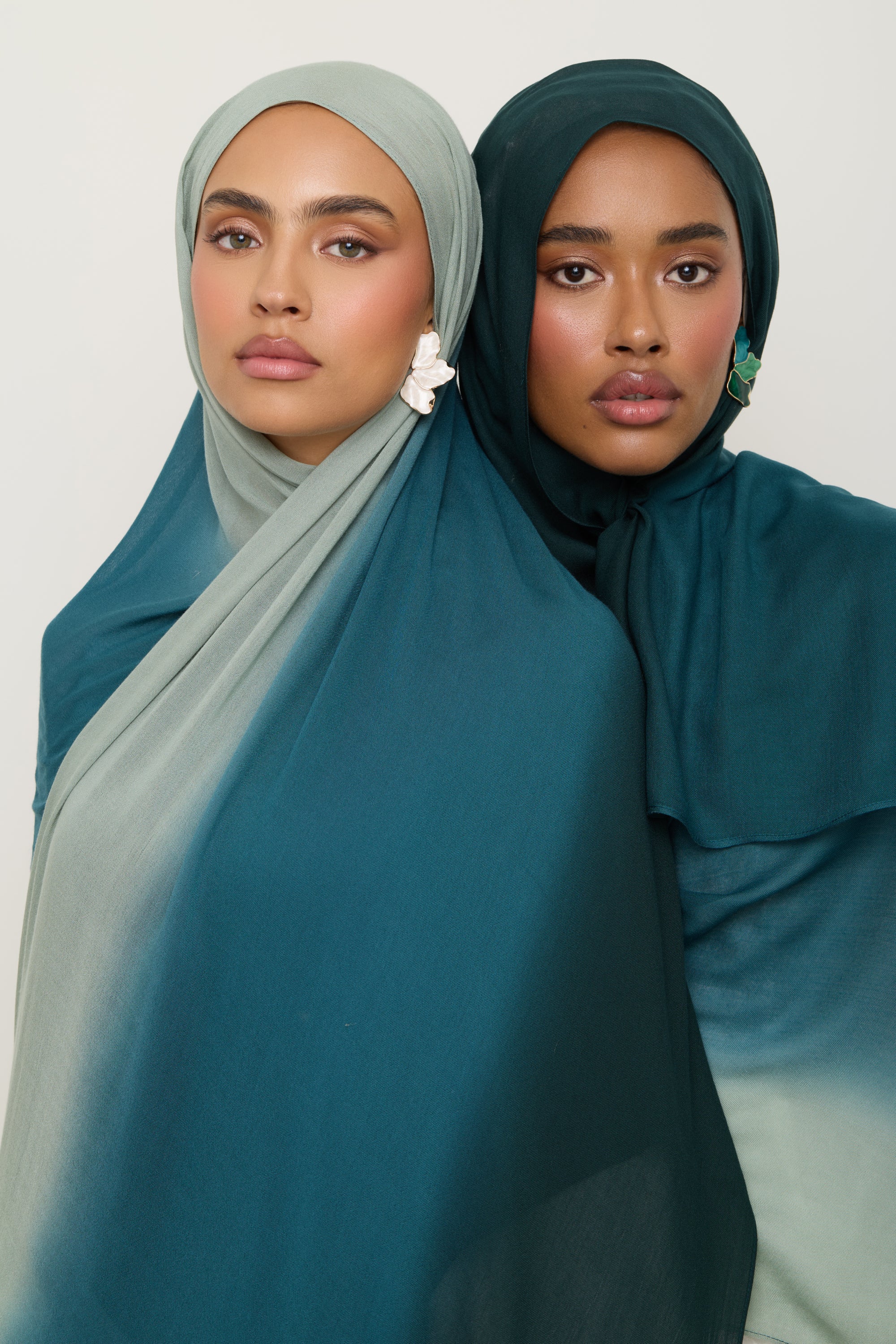 Ombre Modal Hijab - Spruce