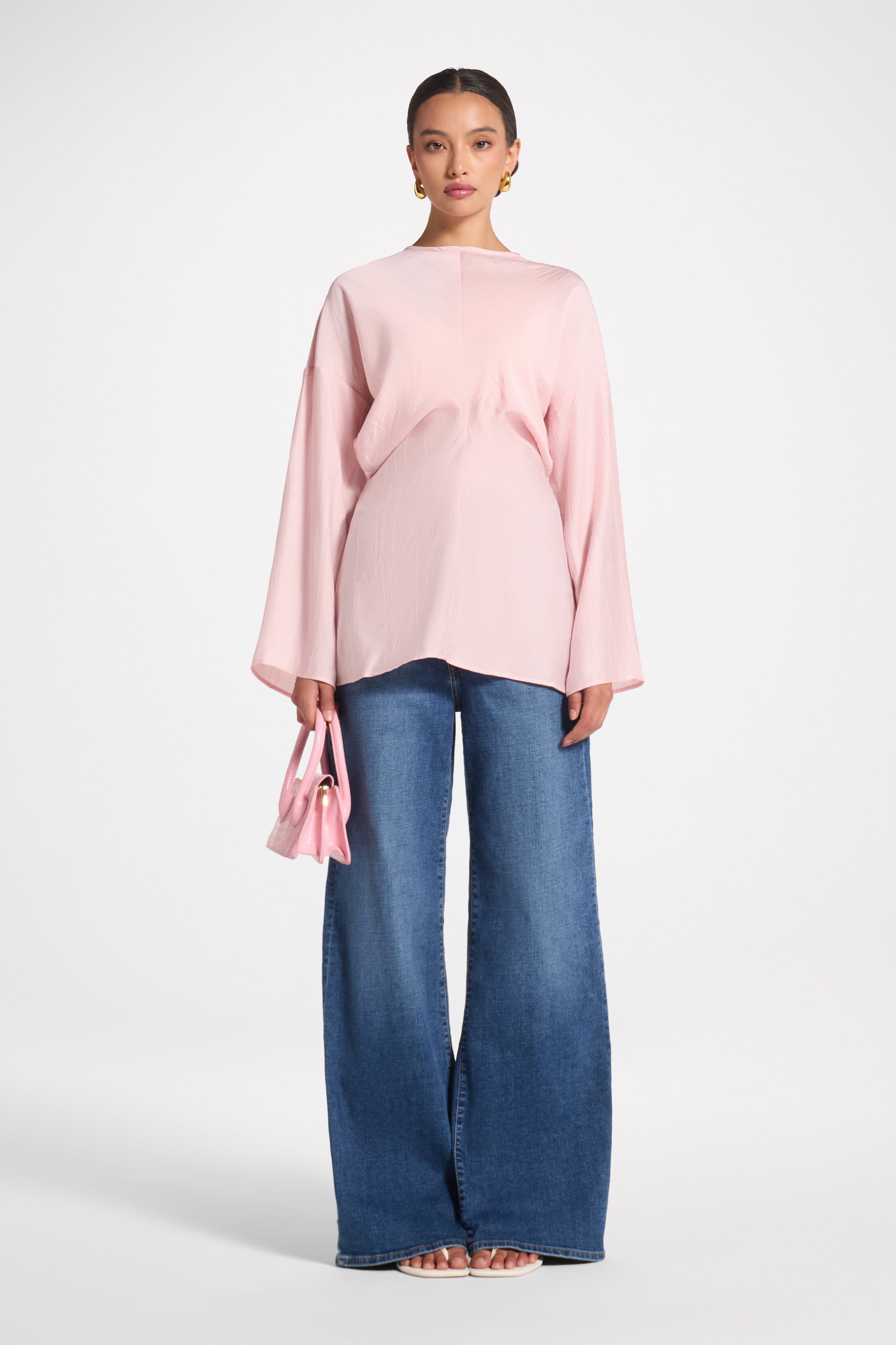Dolman Sleeve Top - Baby Pink