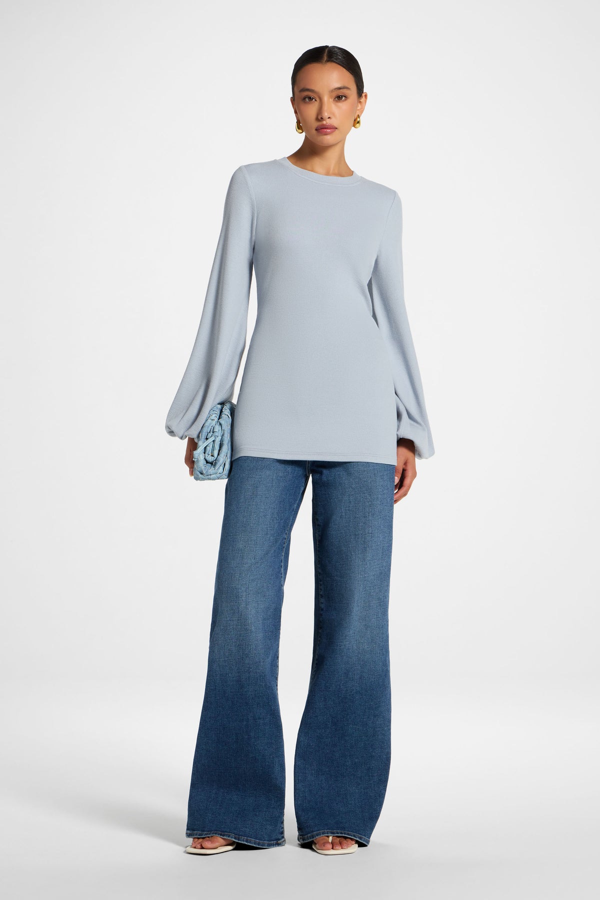 Essential Tie Back Top - Frost