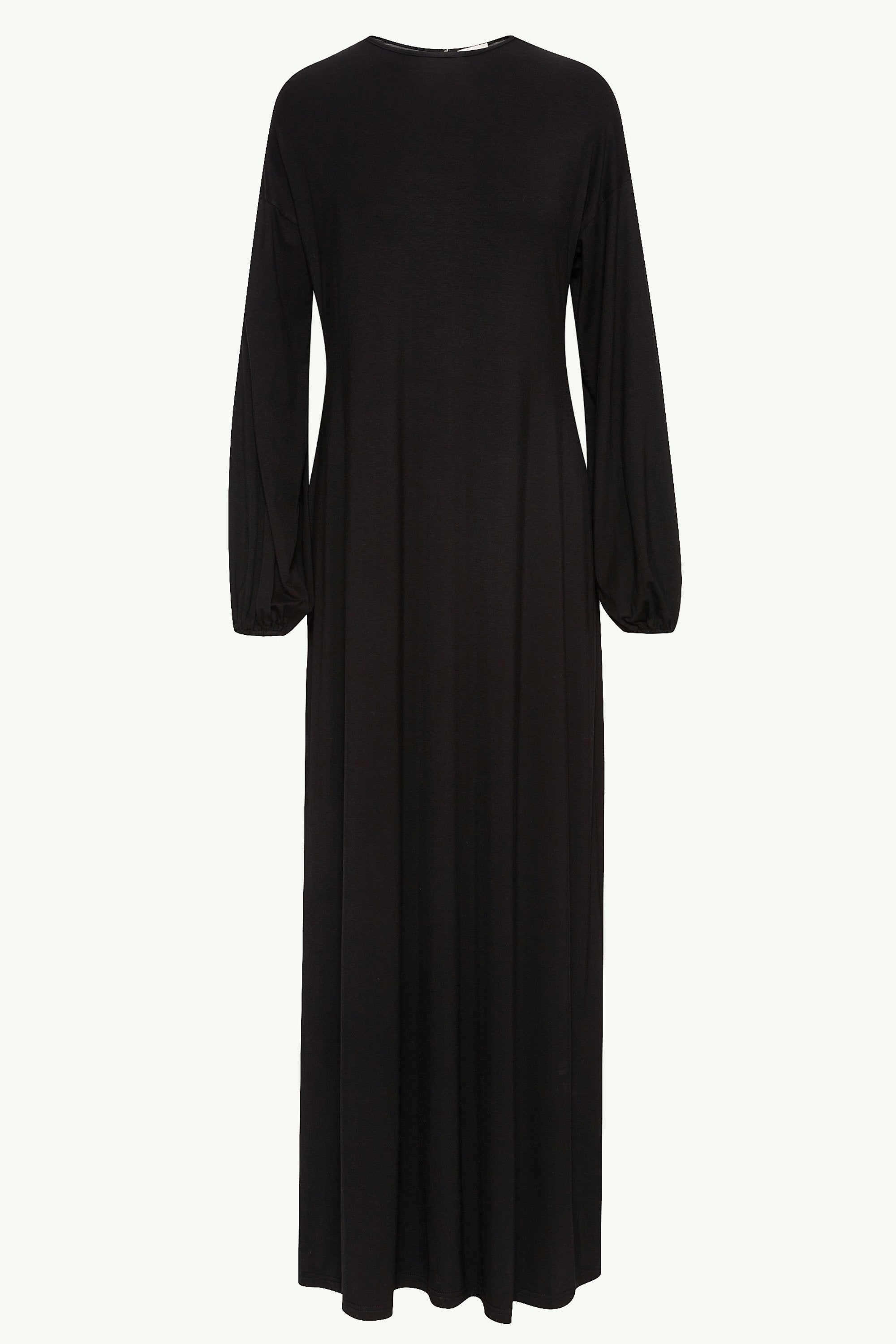 Afiyah Jersey Maxi Dress - Black Clothing epschoolboard 