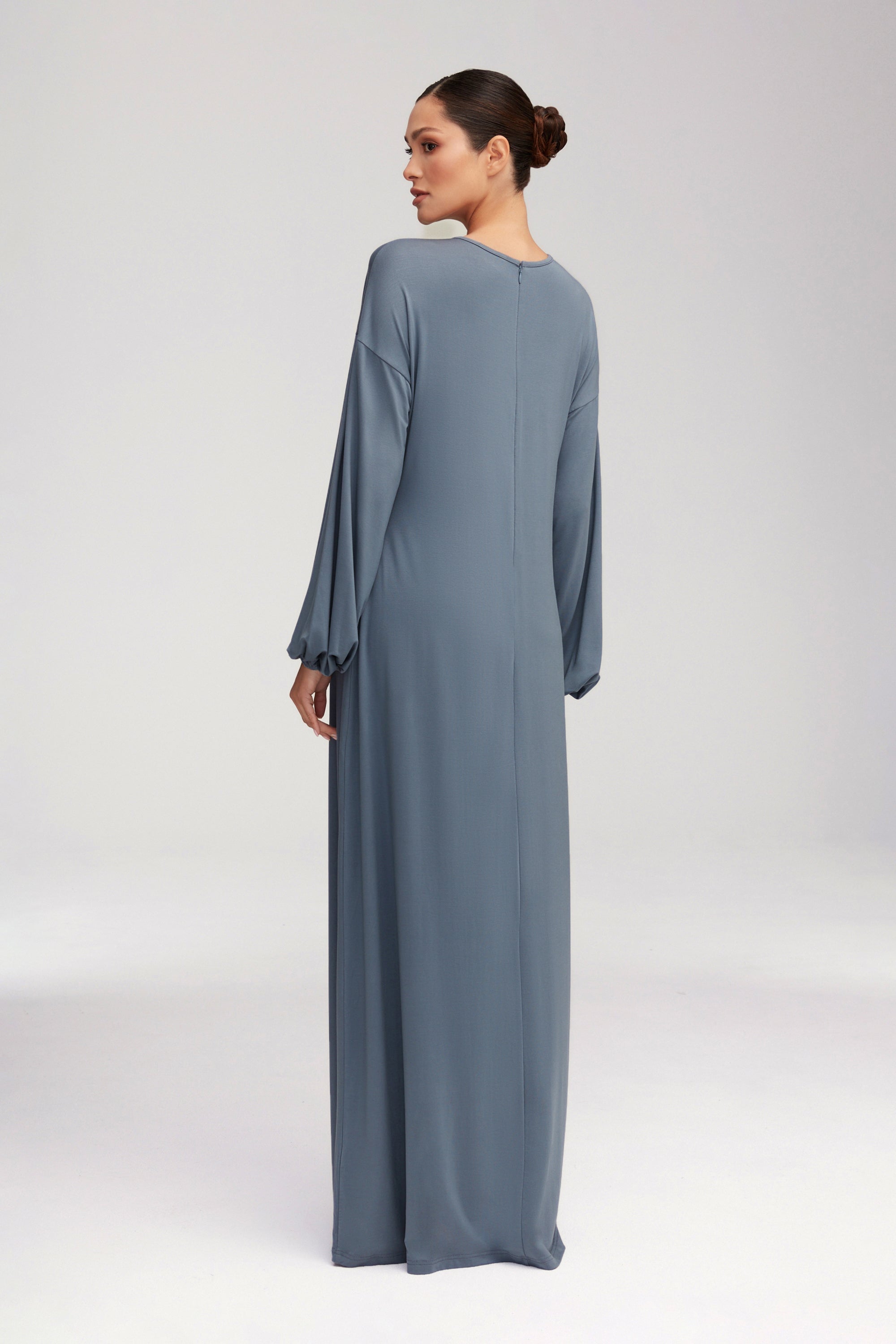 Afiyah Jersey Maxi Dress - Dusk Clothing epschoolboard 