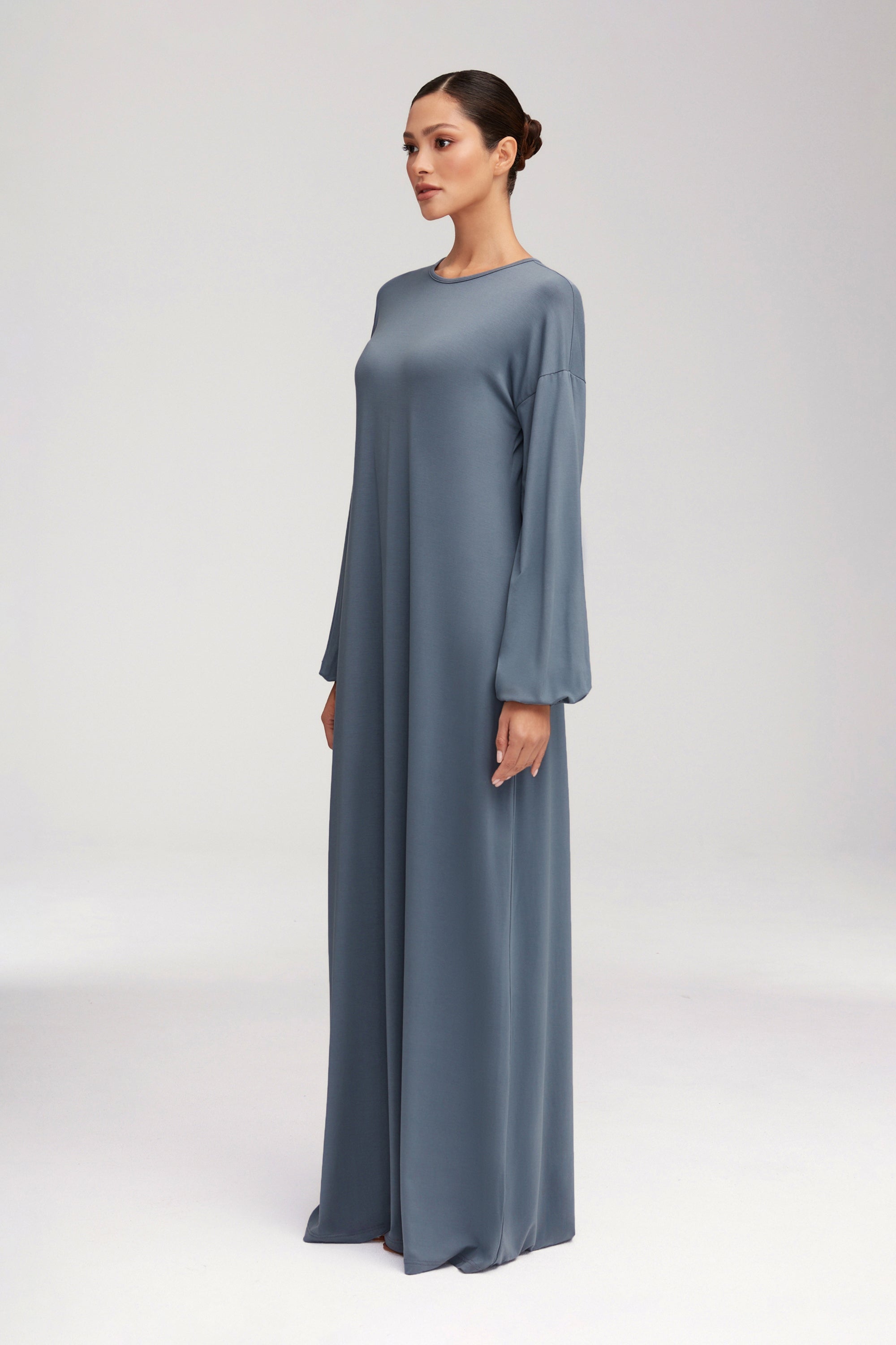 Afiyah Jersey Maxi Dress - Dusk Clothing epschoolboard 