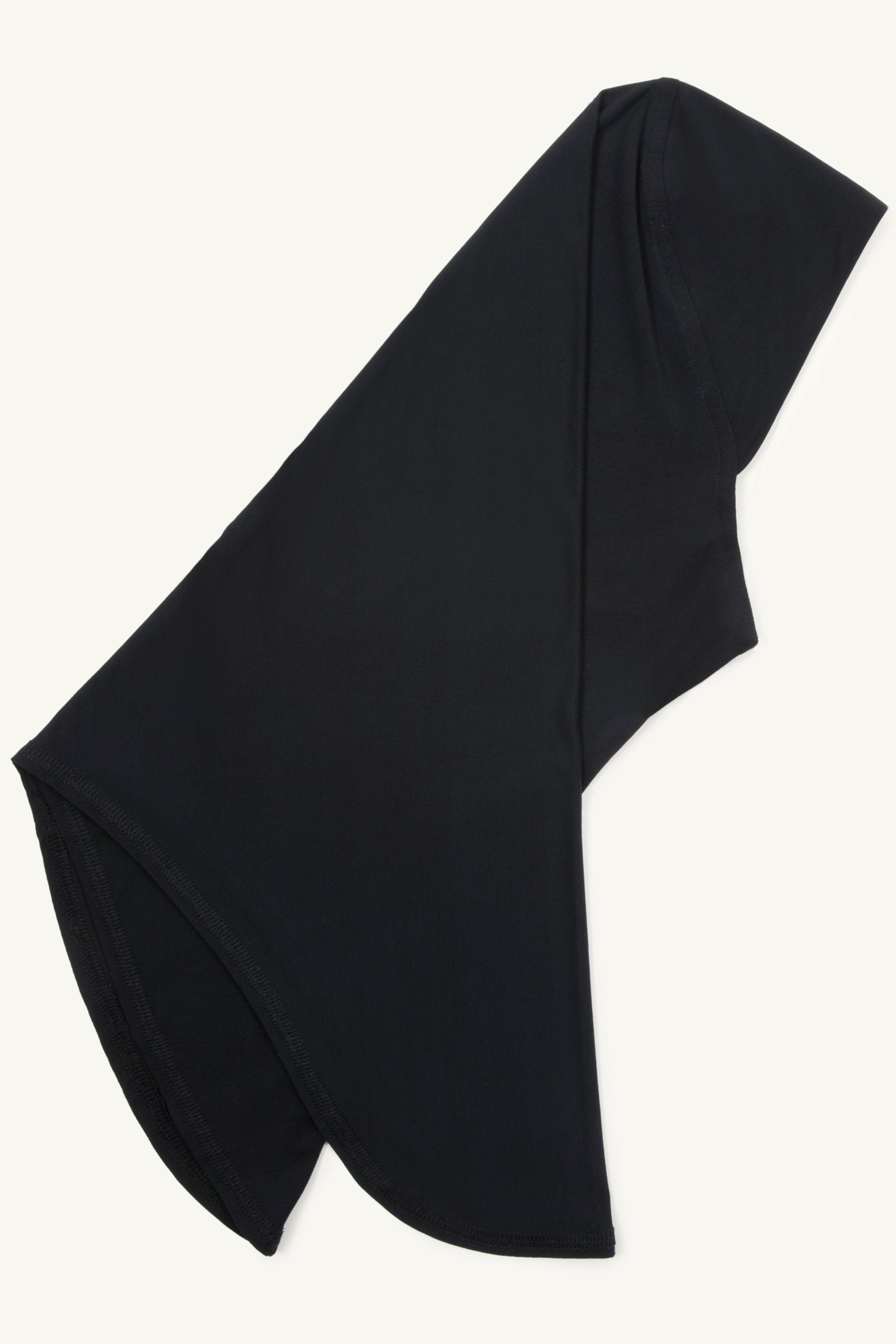 Amira Bamboo Jersey Instant Hijab - Black (Girls) Veiled