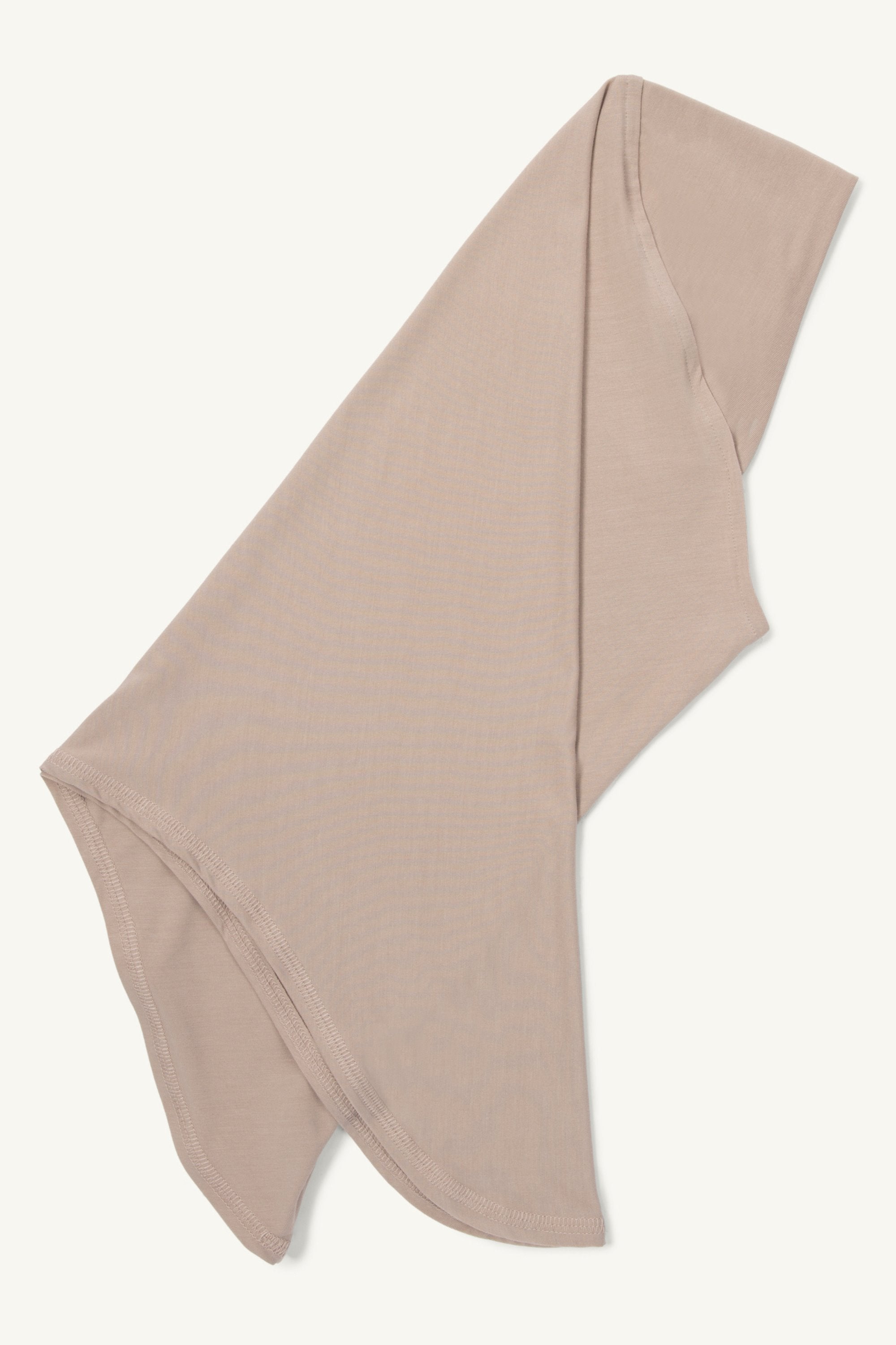 Amira Bamboo Jersey Instant Hijab - Mink (Girls) Veiled