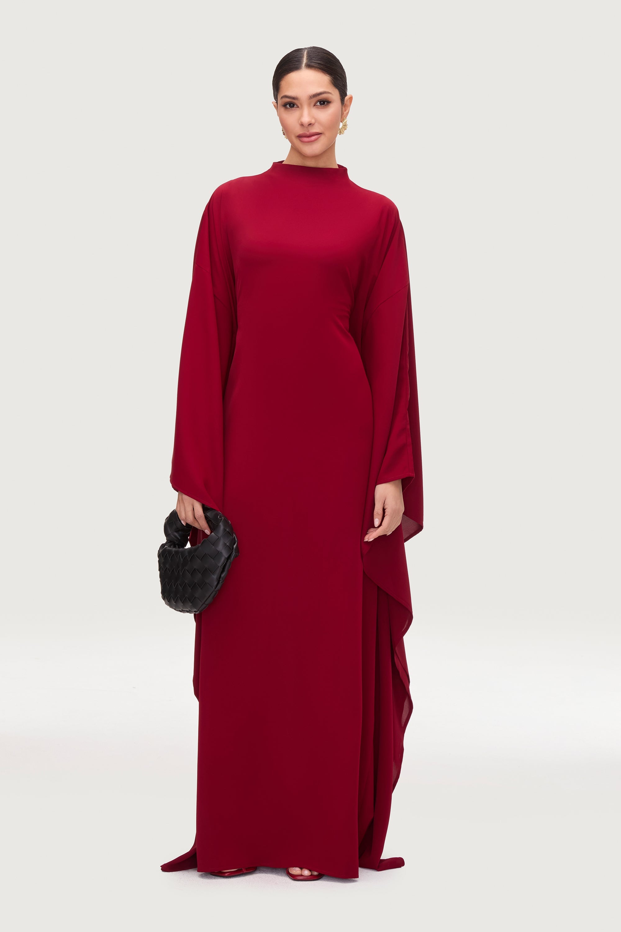 Amira Butterfly Inner Tie Abaya Dress - Karaz Abayas Veiled