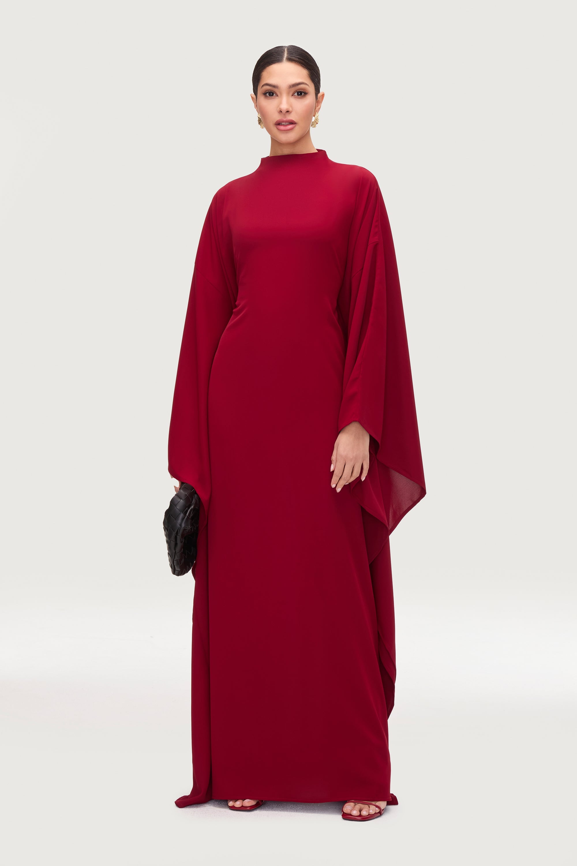 Amira Butterfly Inner Tie Abaya Dress - Karaz Abayas Veiled