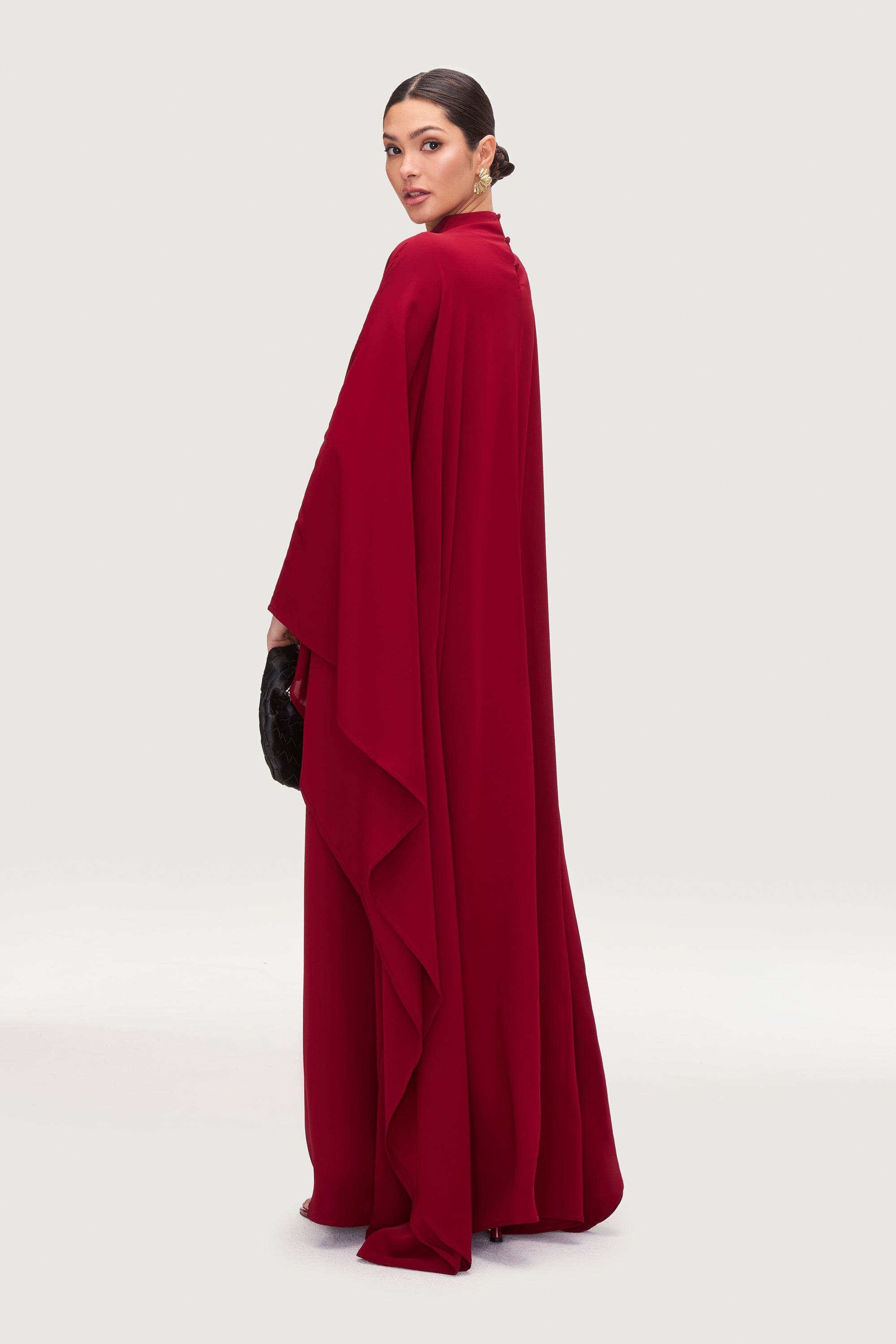 Amira Butterfly Inner Tie Abaya Dress - Karaz Abayas Veiled