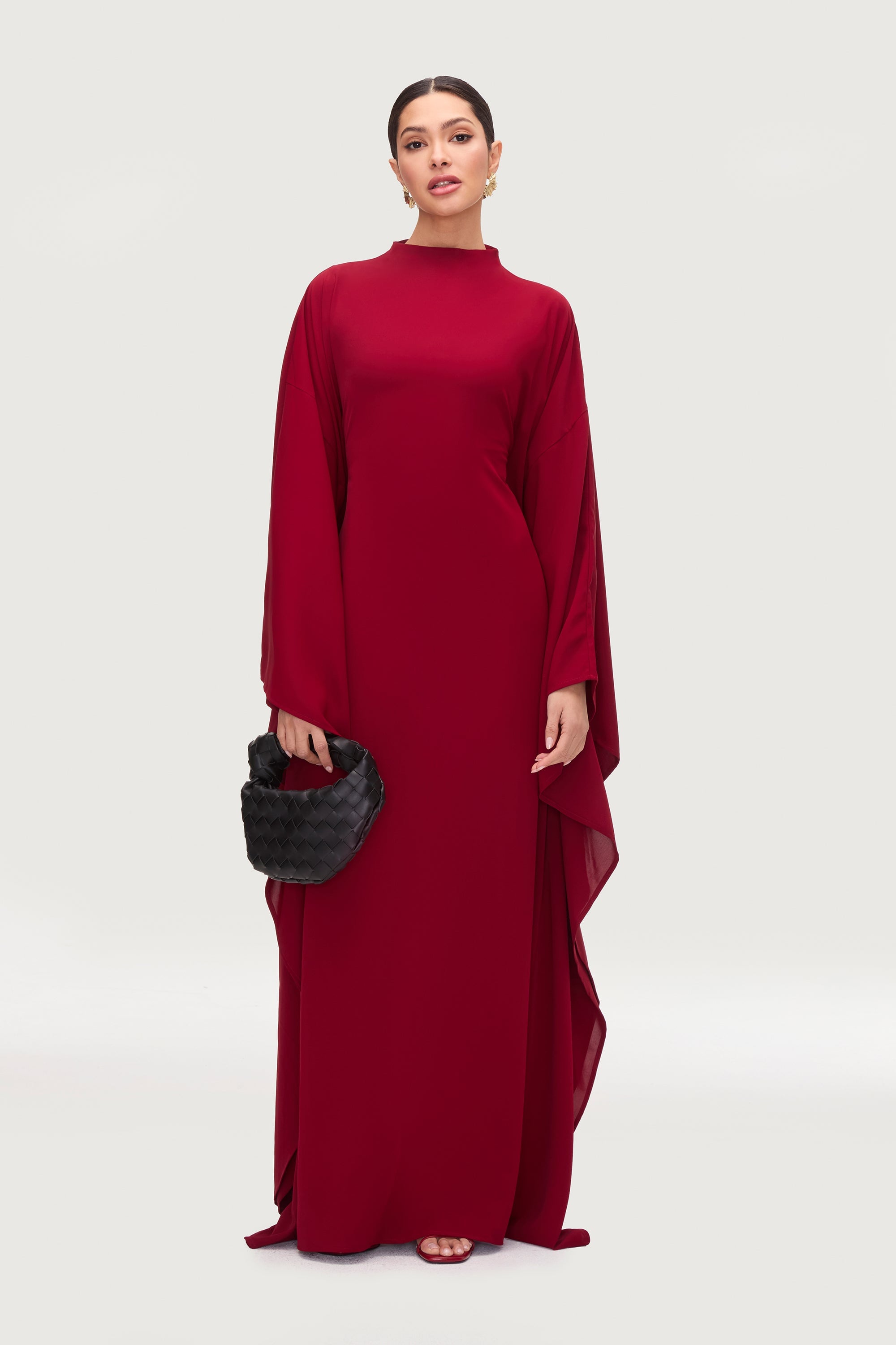 Amira Butterfly Inner Tie Abaya Dress - Karaz Abayas Veiled