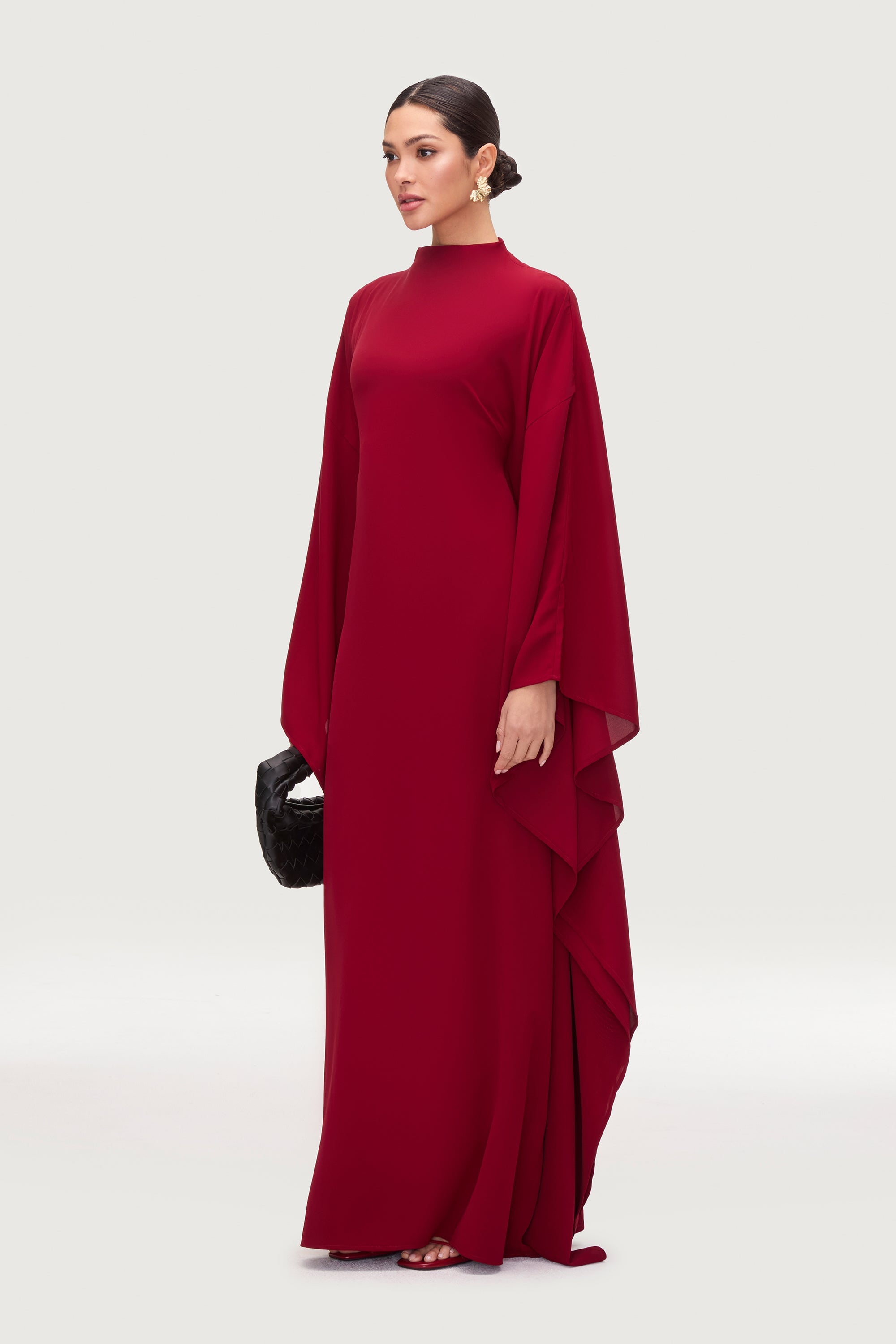 Amira Butterfly Inner Tie Abaya Dress - Karaz Abayas Veiled