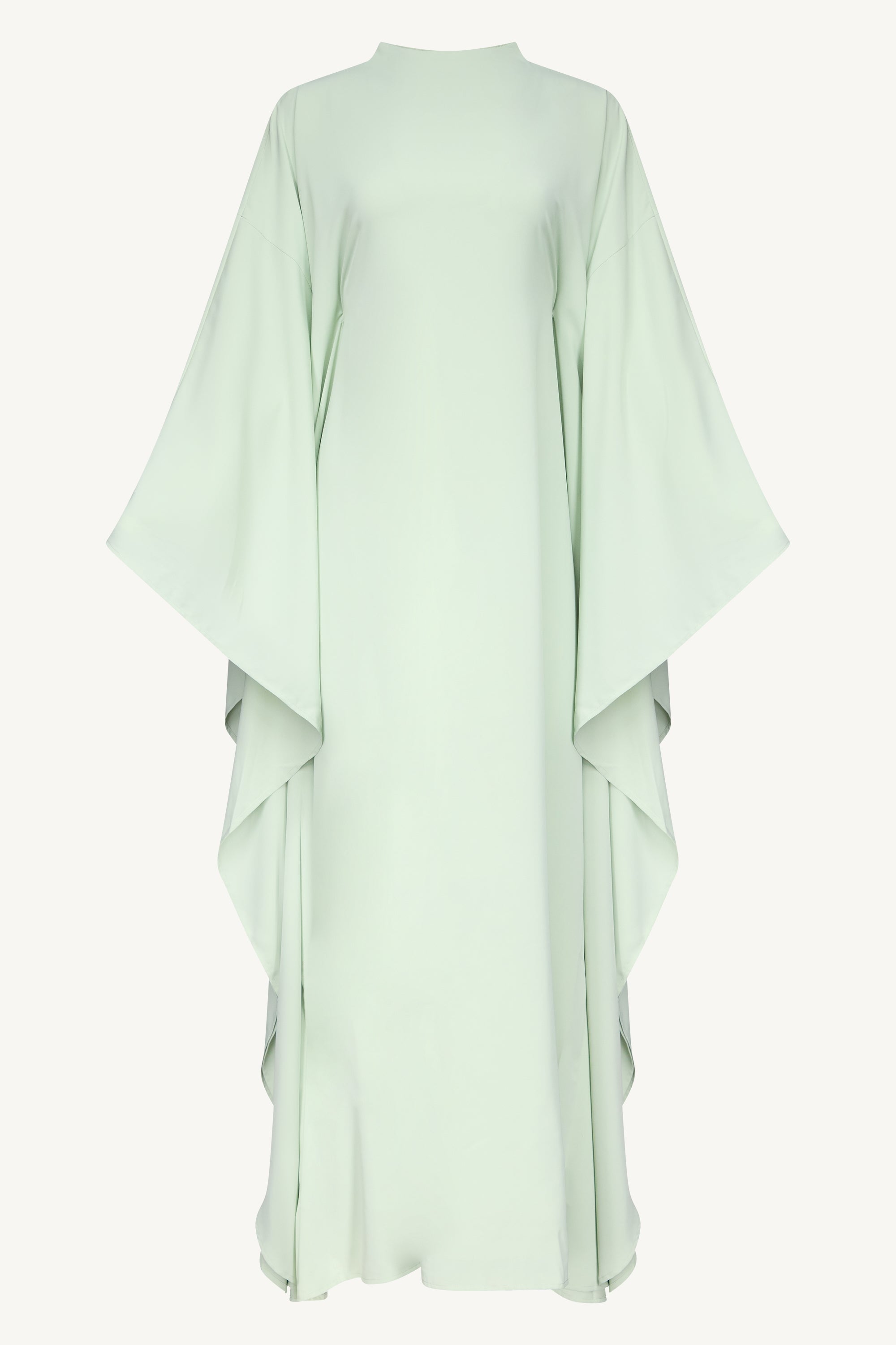 Amira Butterfly Inner Tie Abaya Dress - Pistachio Abayas Veiled