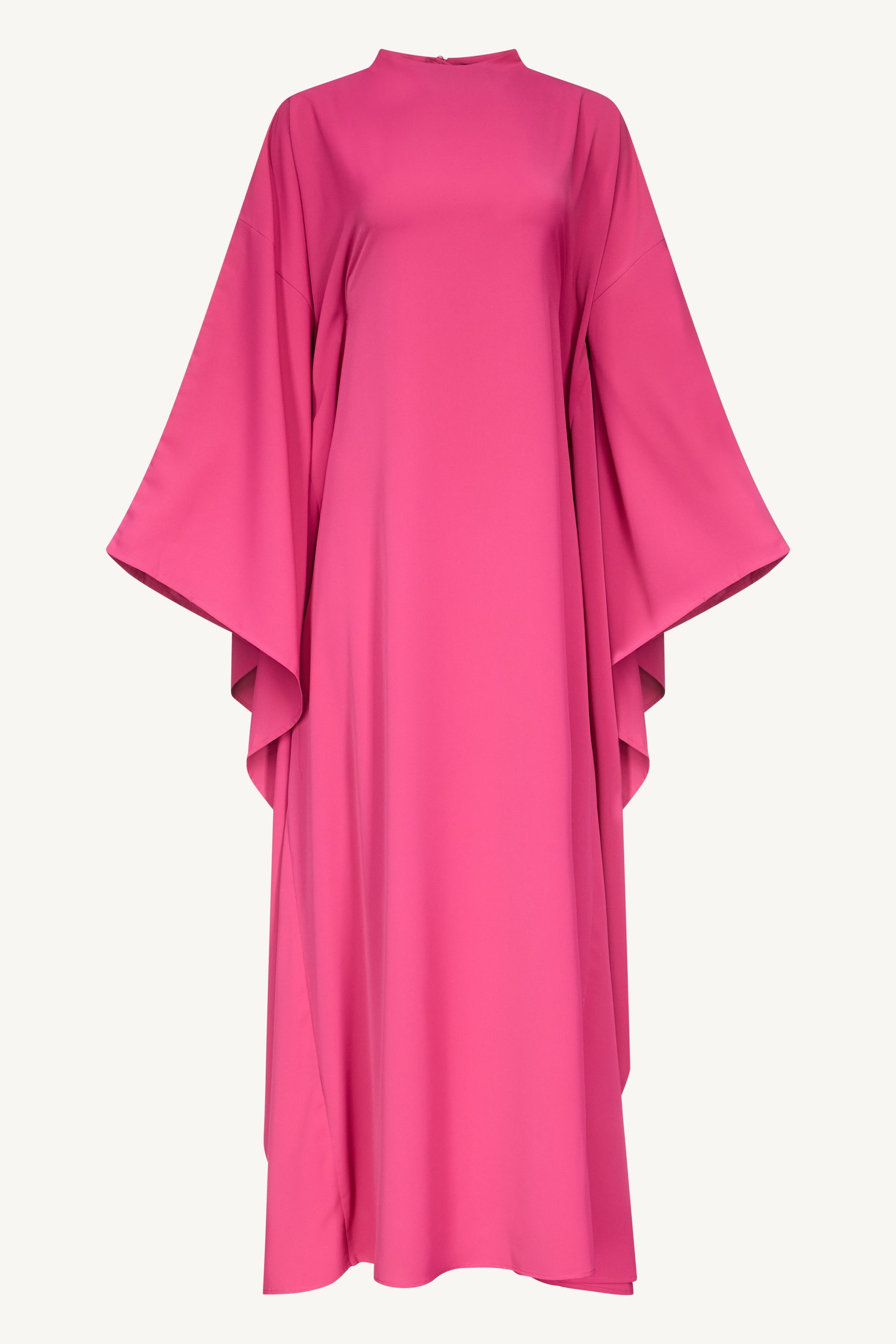 Amira Butterfly Inner Tie Abaya Dress - Sunset Pink Abayas Veiled