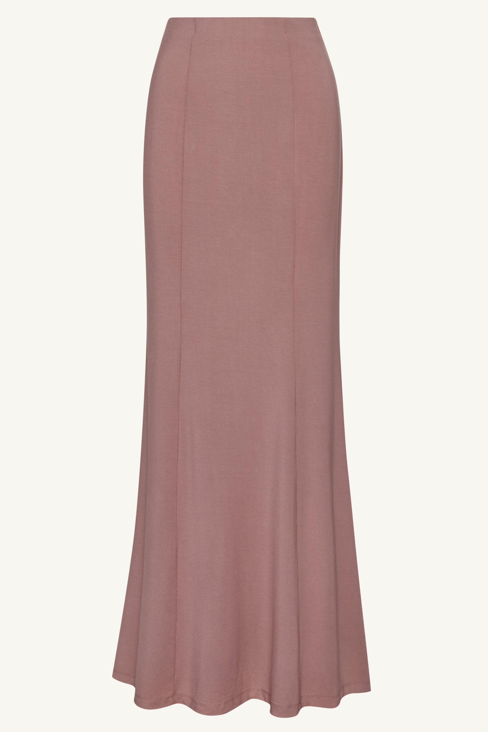 Andrea Jersey Maxi Skirt - Twilight Mauve Clothing Veiled