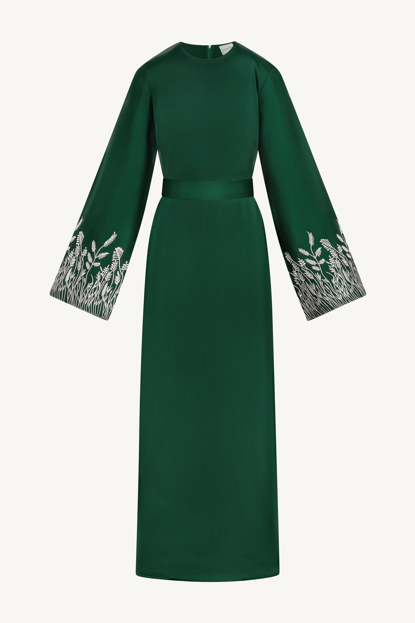 emerald embroidered dress Lush Emerald Embroidered Dress L / Green main image 0