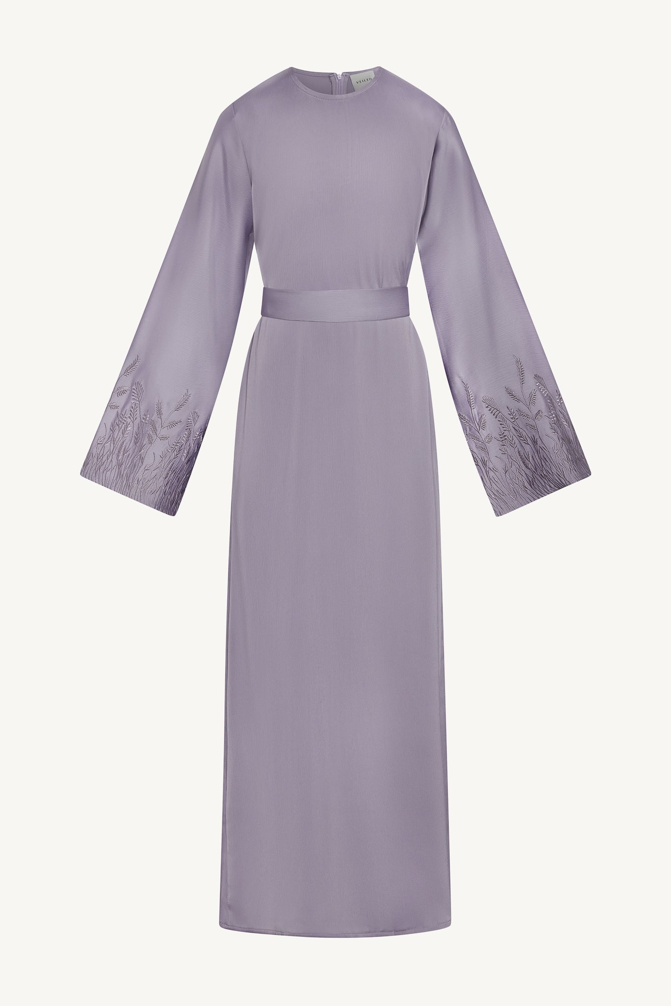 Ascia Embroidered Dress (Girls) - Lilac Abayas Veiled