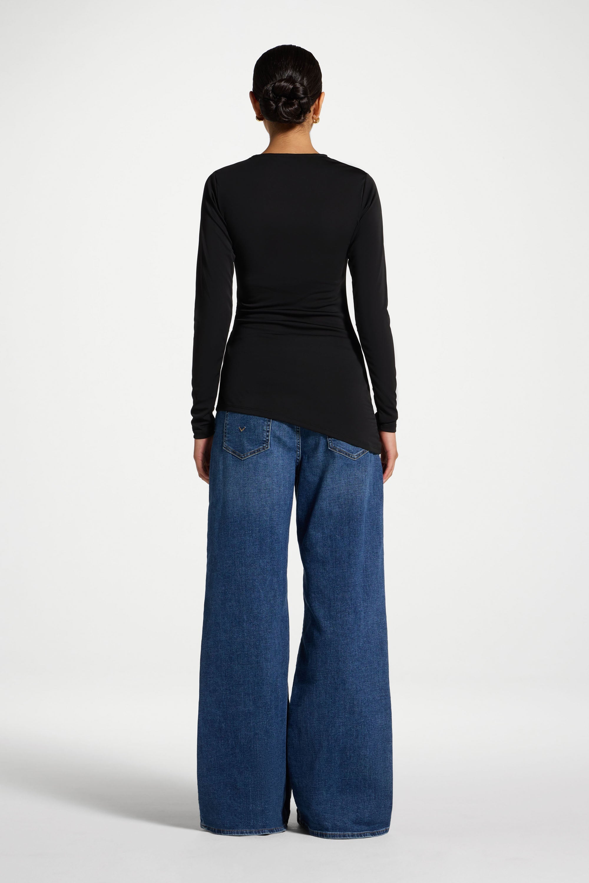 Asymmetric Cape Top - Black Abayas Veiled