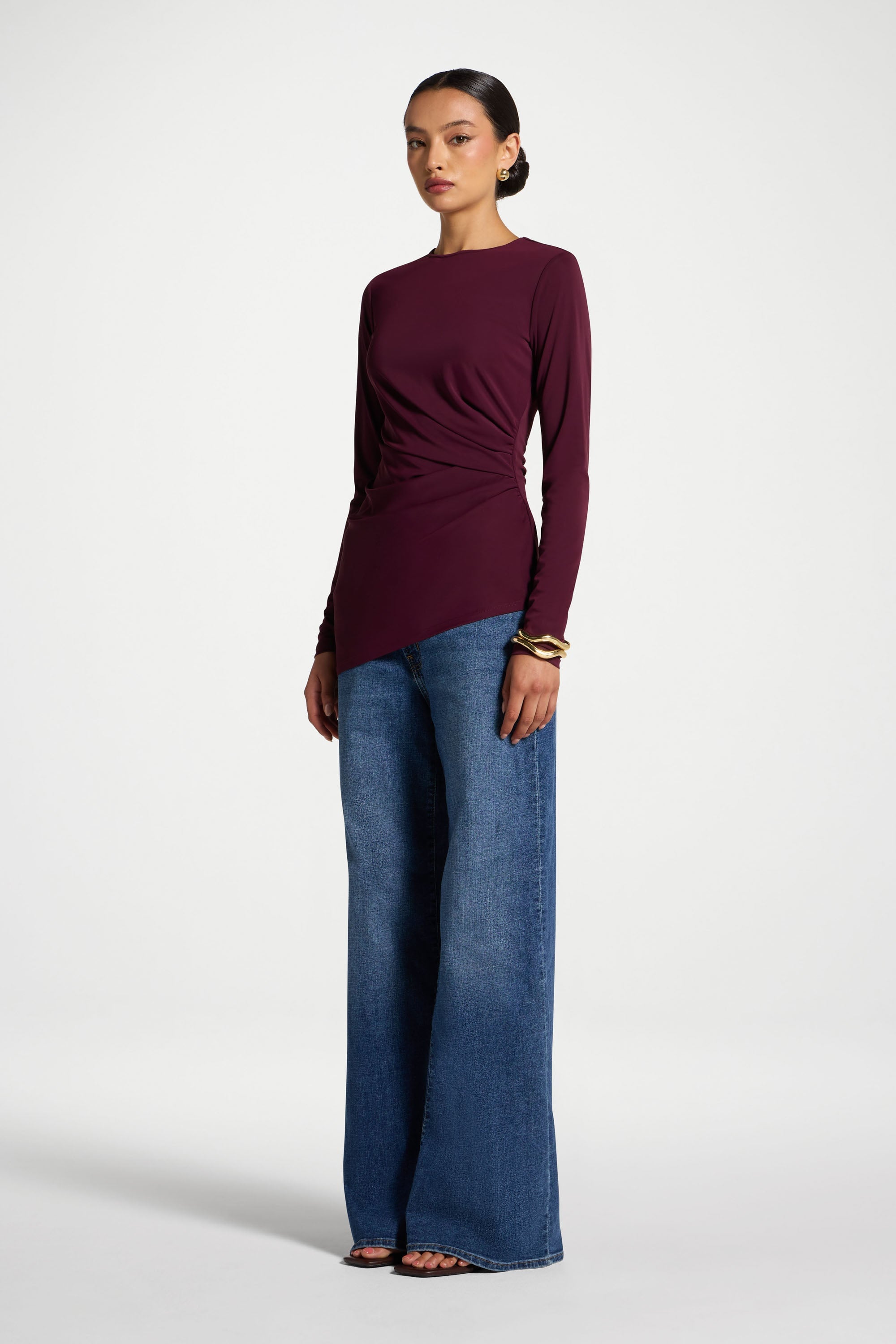 Asymmetric Cape Top - Fig Abayas Veiled