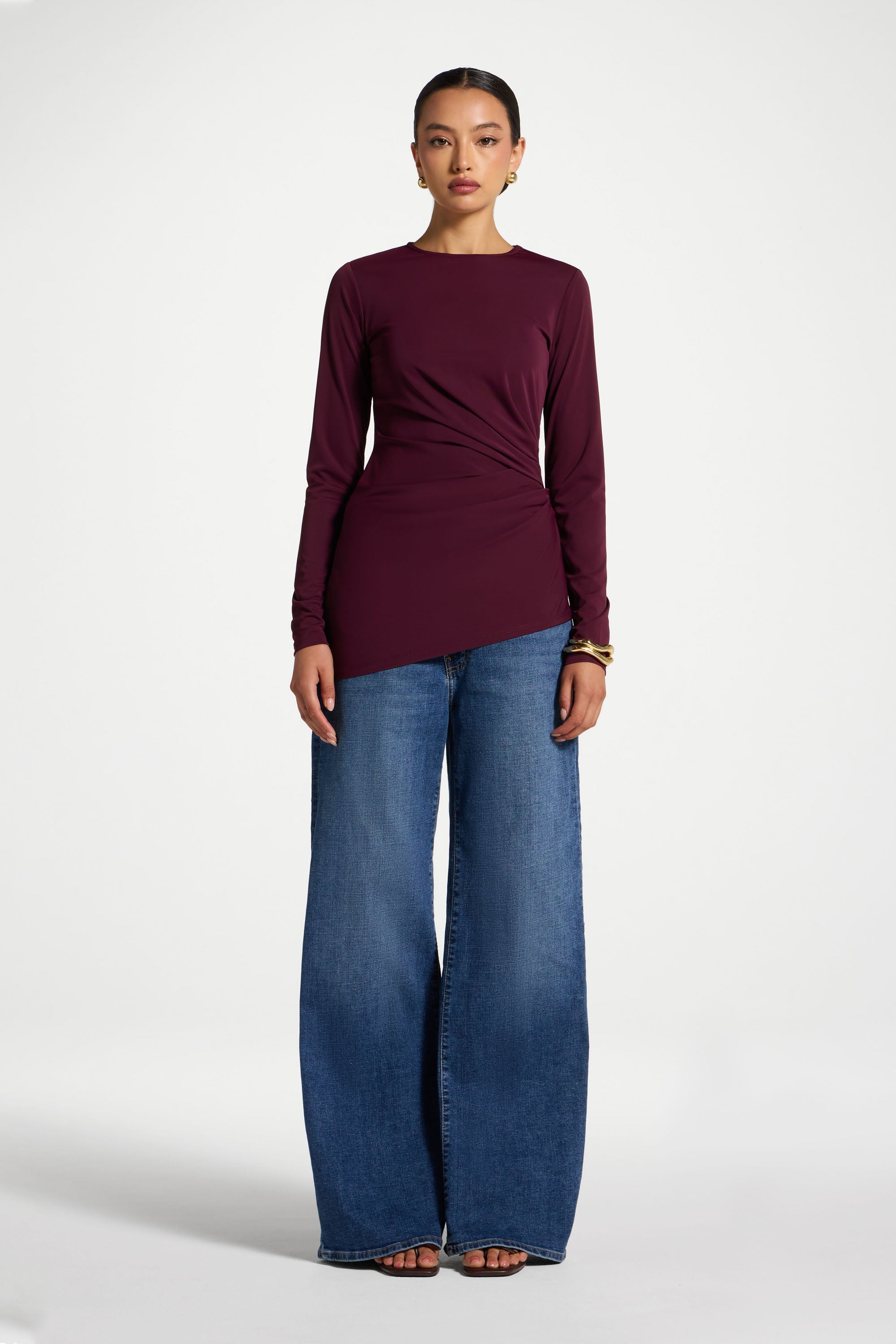 Asymmetric Cape Top - Fig Abayas Veiled
