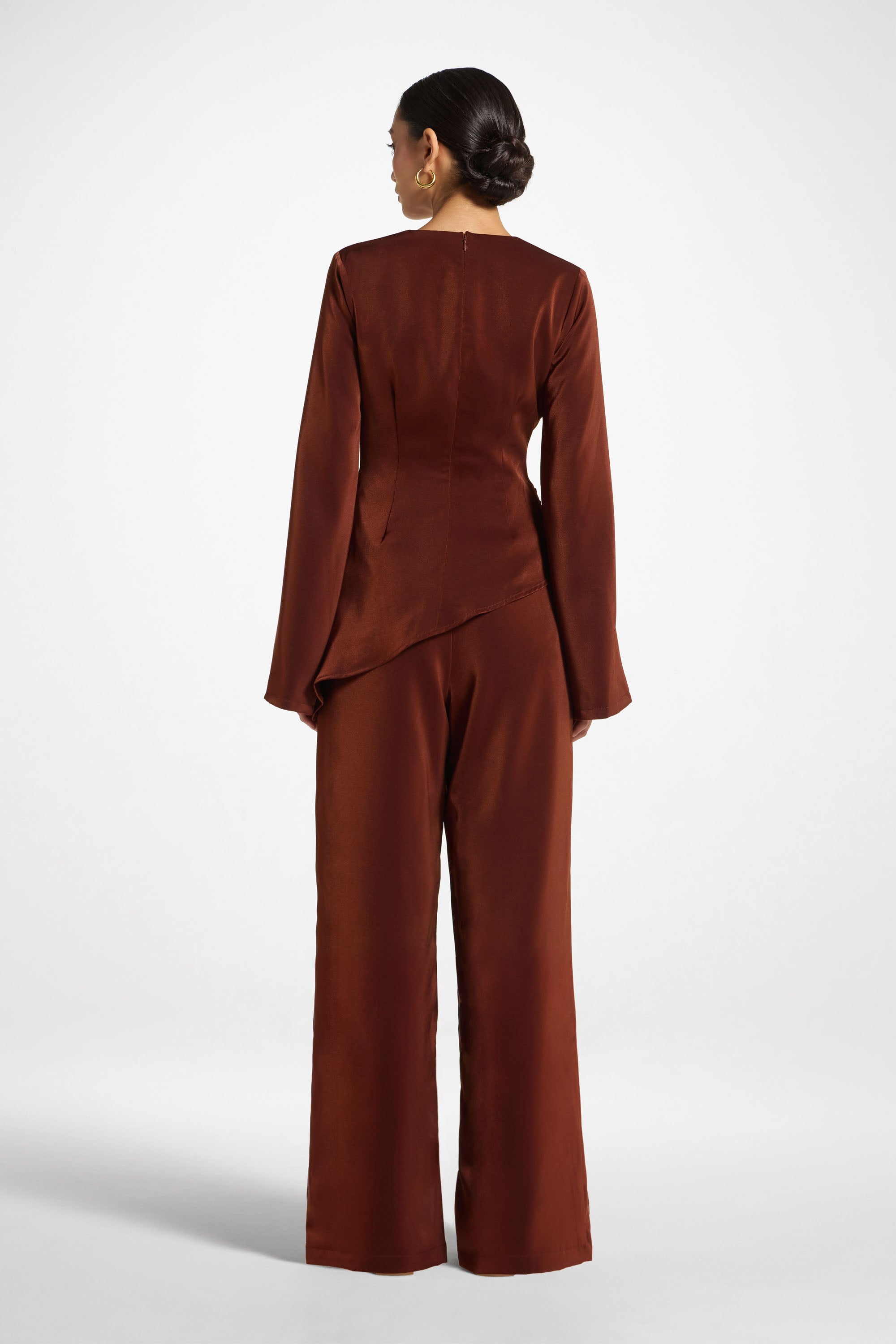 Asymmetric Drape Top - Spice Abayas Veiled