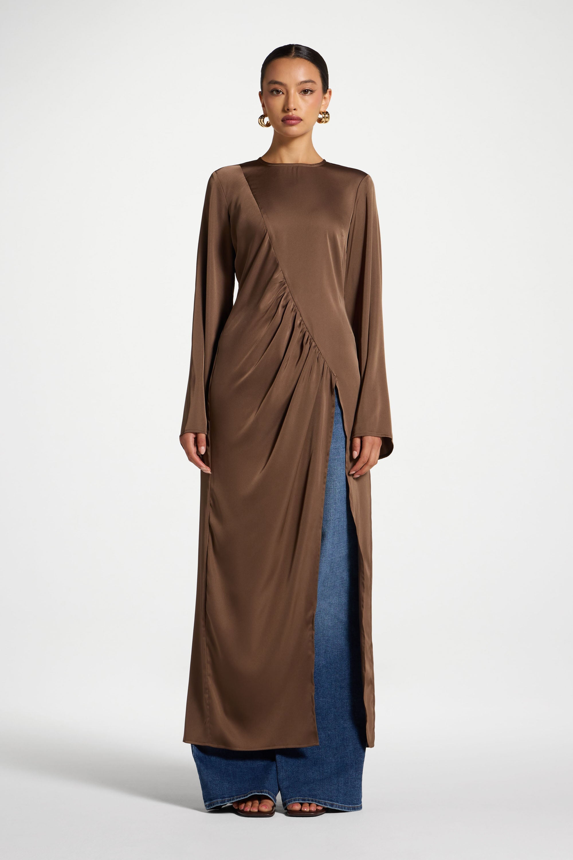 Asymmetric Midi Top