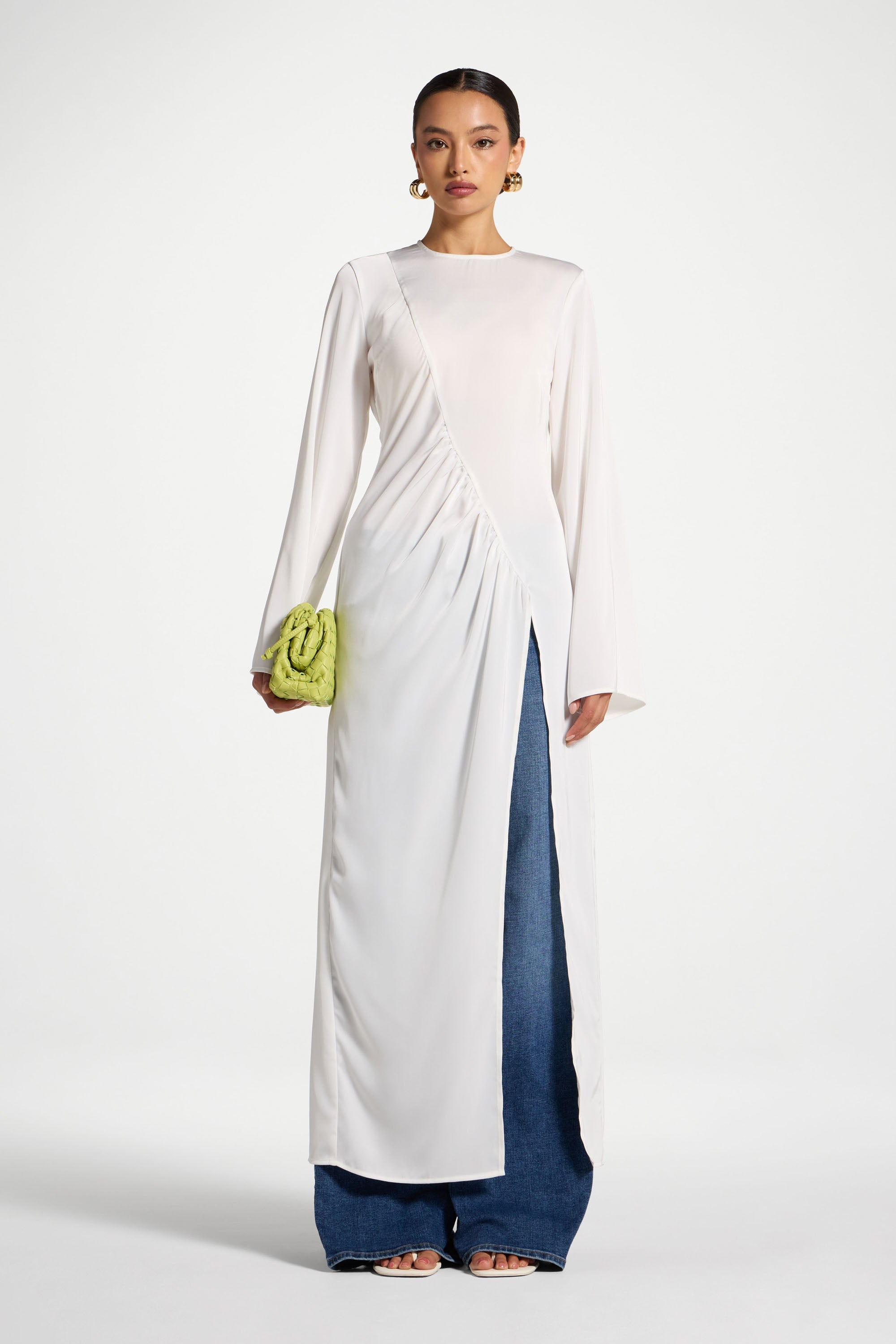 Asymmetric Midi Top