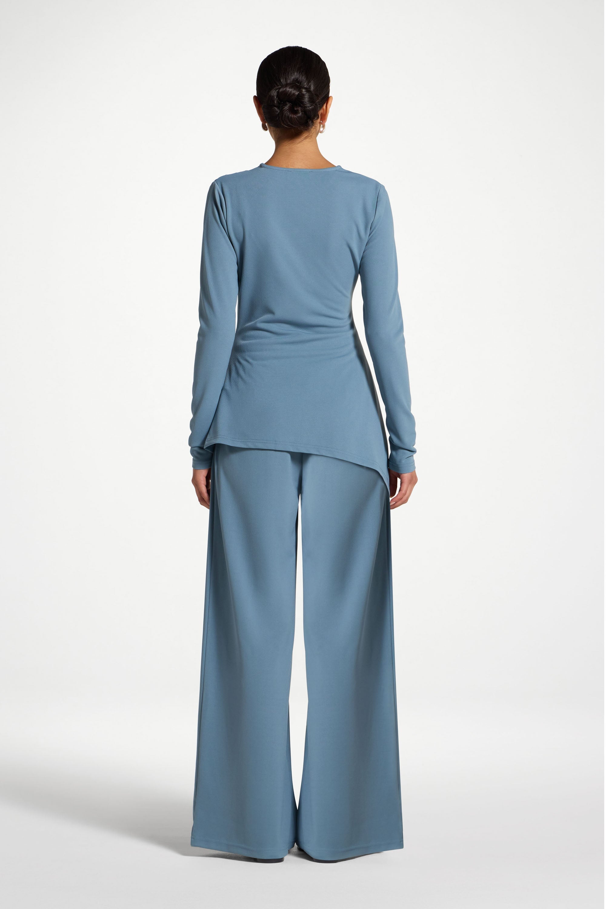 Asymmetric Stretch Top - Sky Abayas Veiled