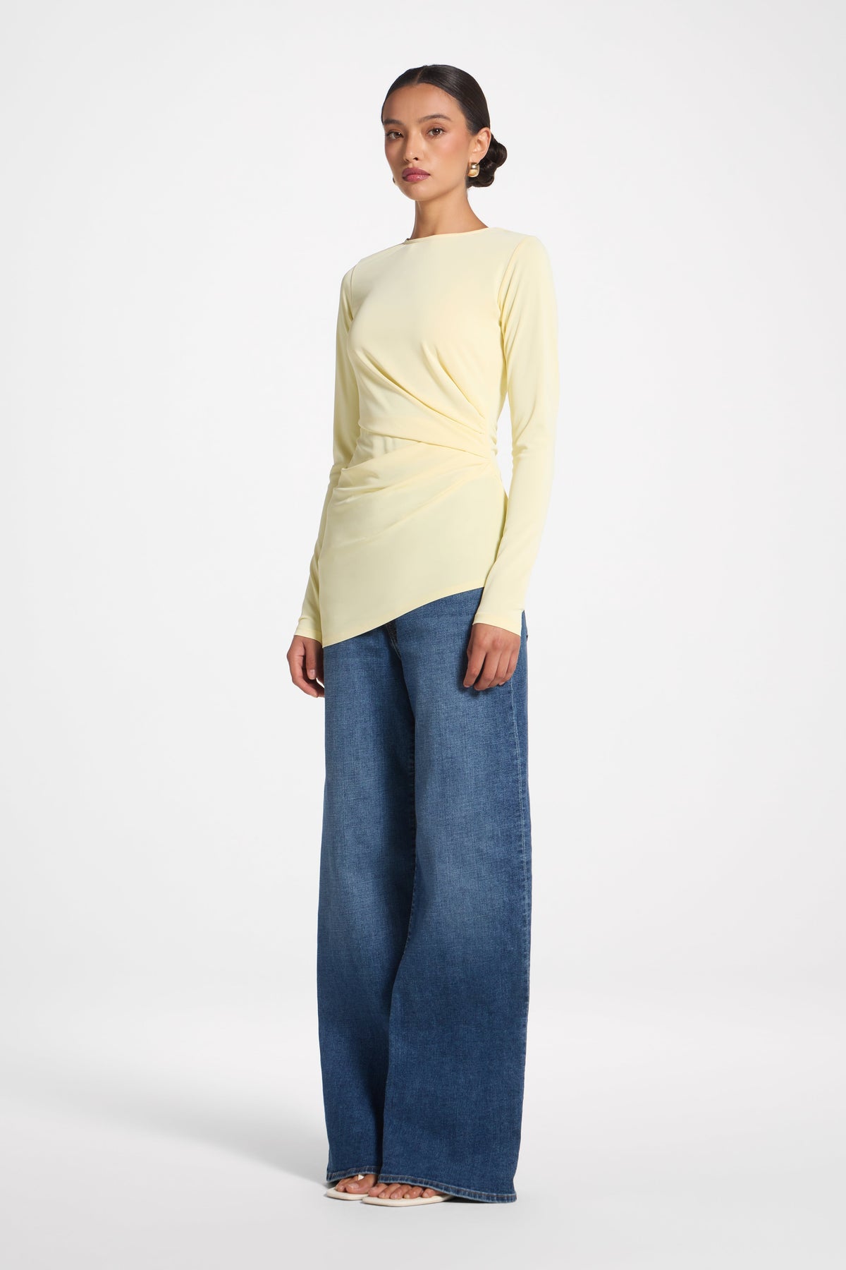 Asymmetrical Pleat Top - Anise Flower Abayas Veiled