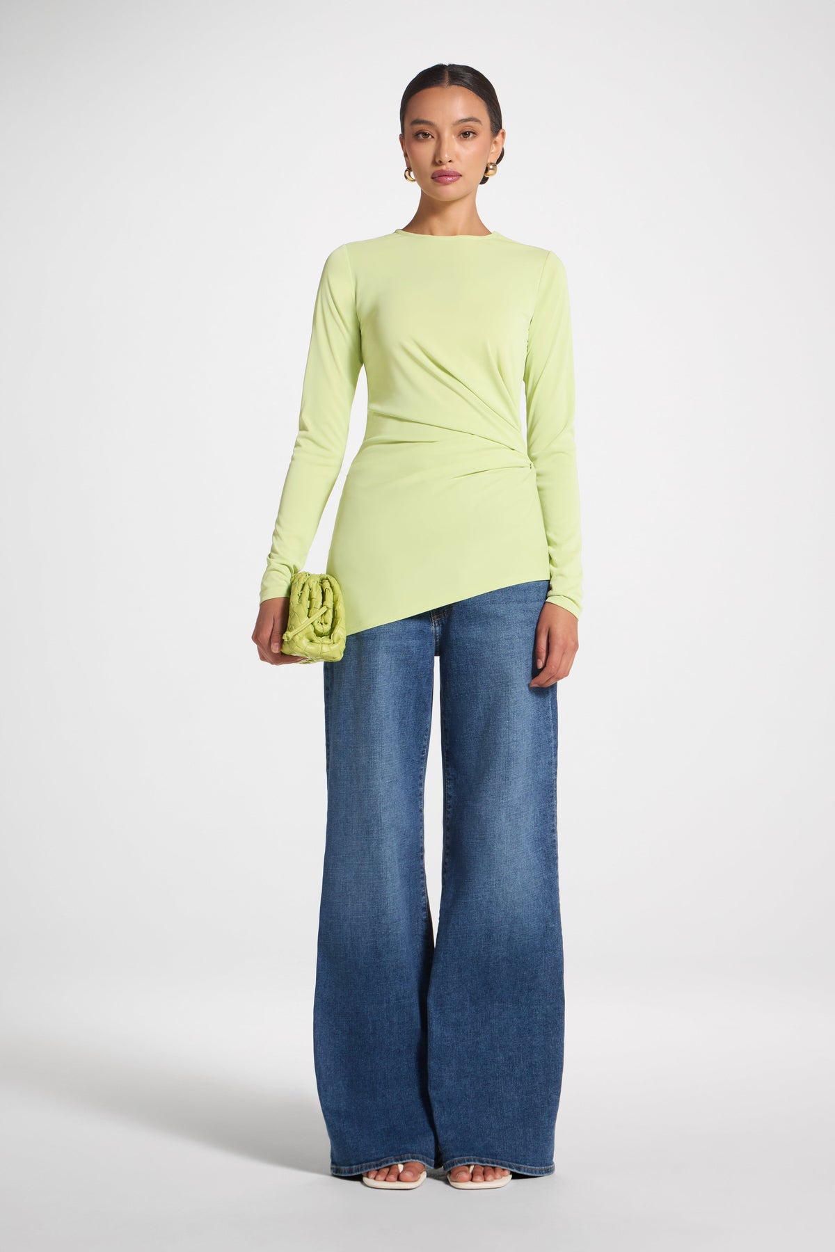 Asymmetrical Pleat Top - Butterfly Abayas Veiled