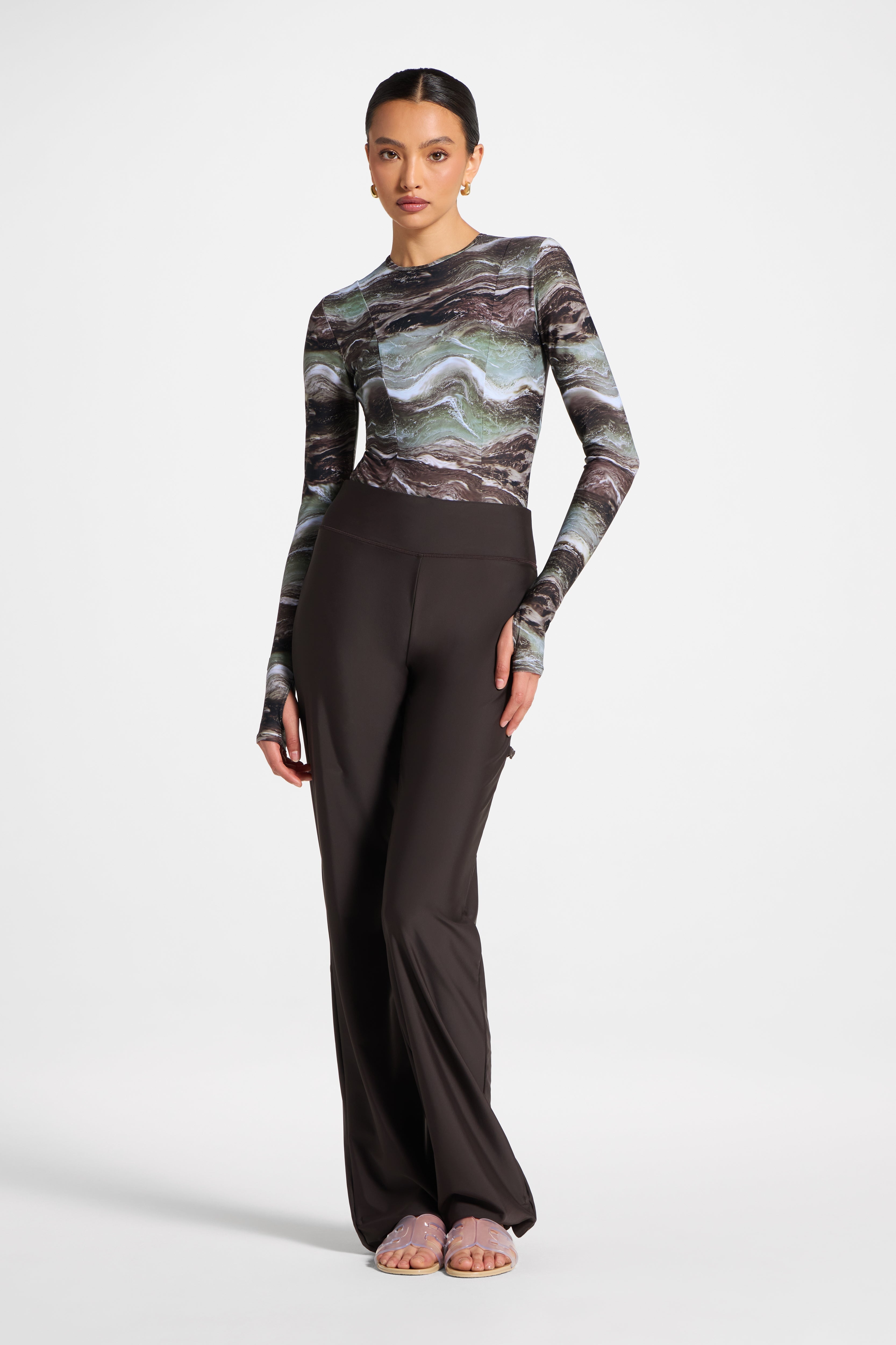 Back Zip Swimsuit - Earth Waves Swim Veiled