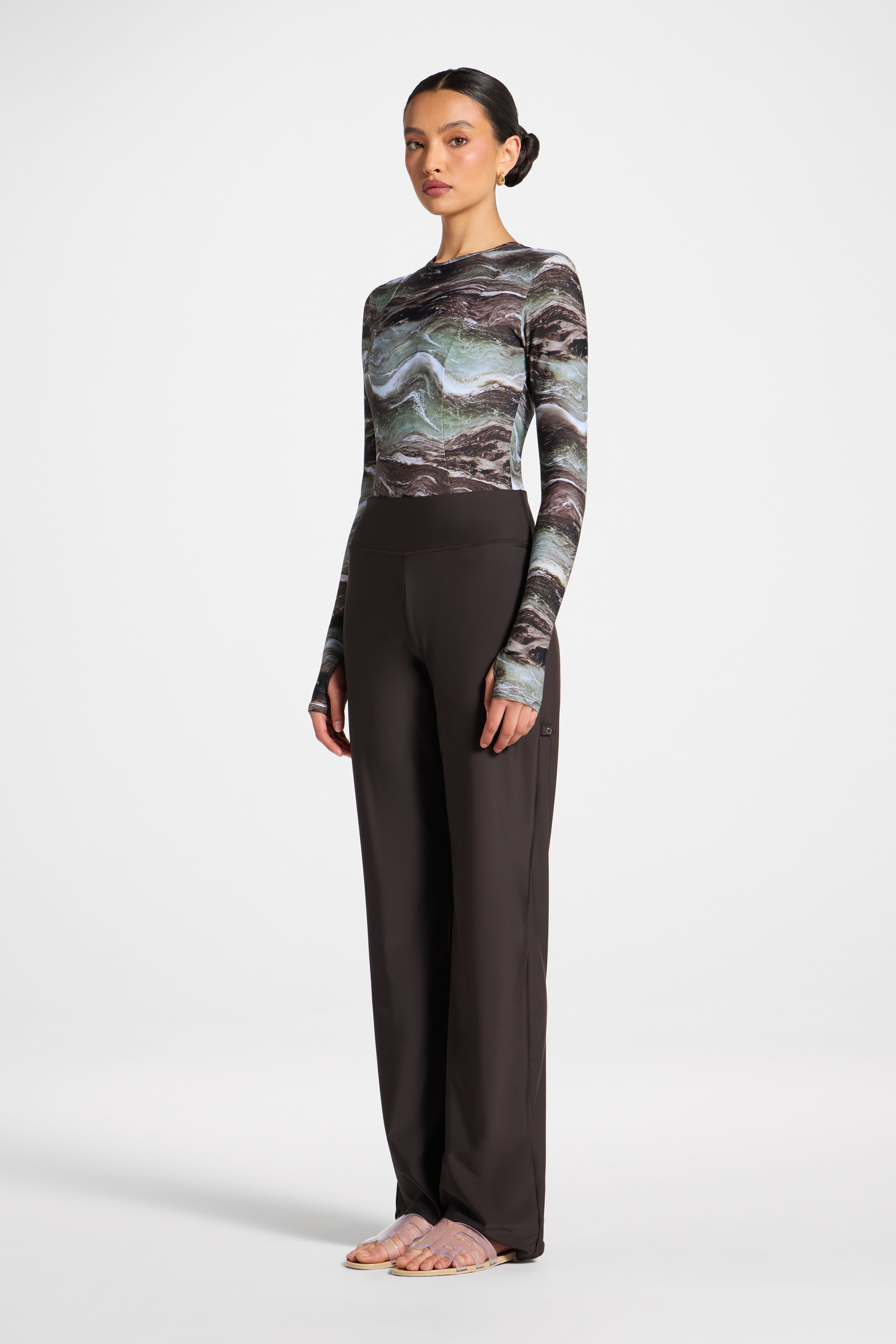Back Zip Swimsuit - Earth Waves Swim Veiled