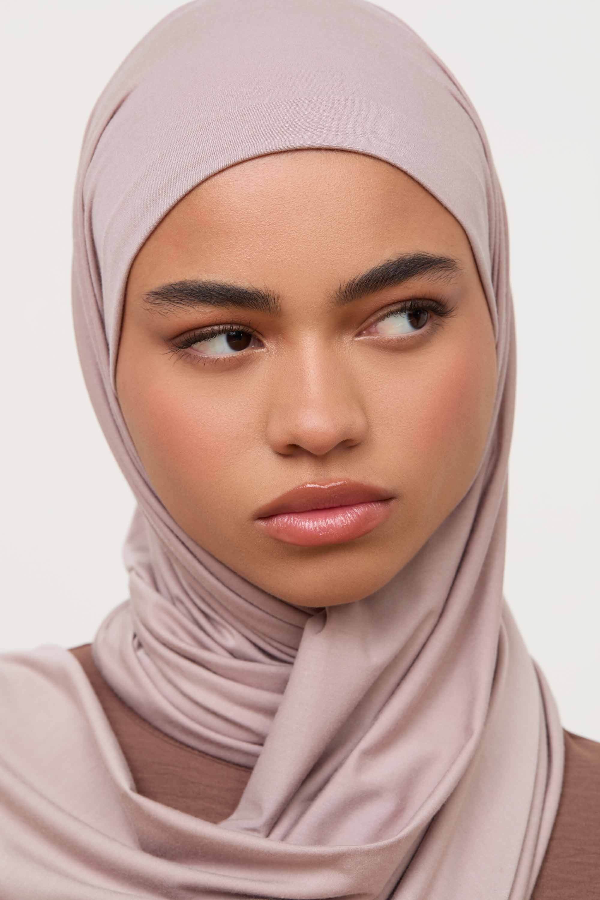 Bamboo Jersey Hijab - Cobblestone Hijabs Veiled