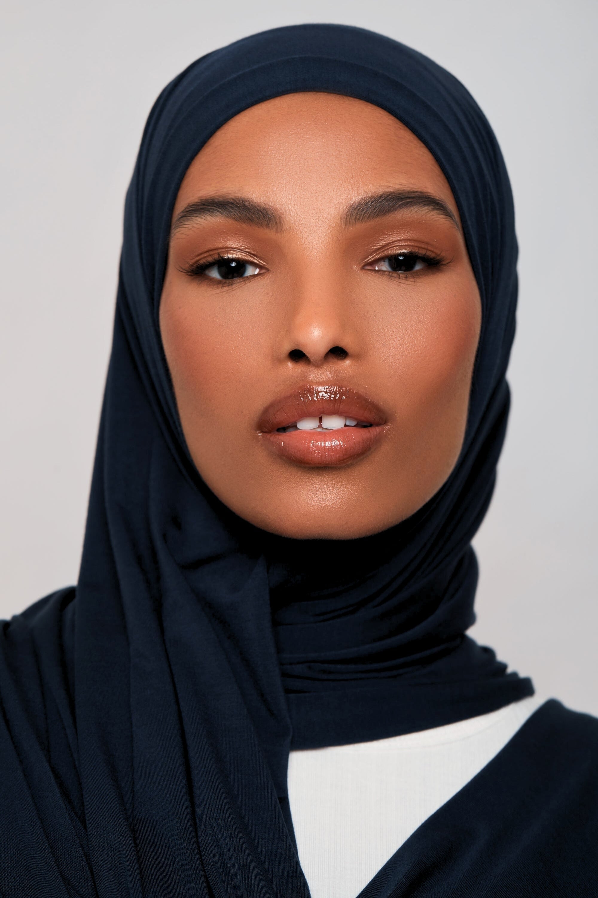 Bamboo Jersey Hijab - Navy Hijabs Veiled