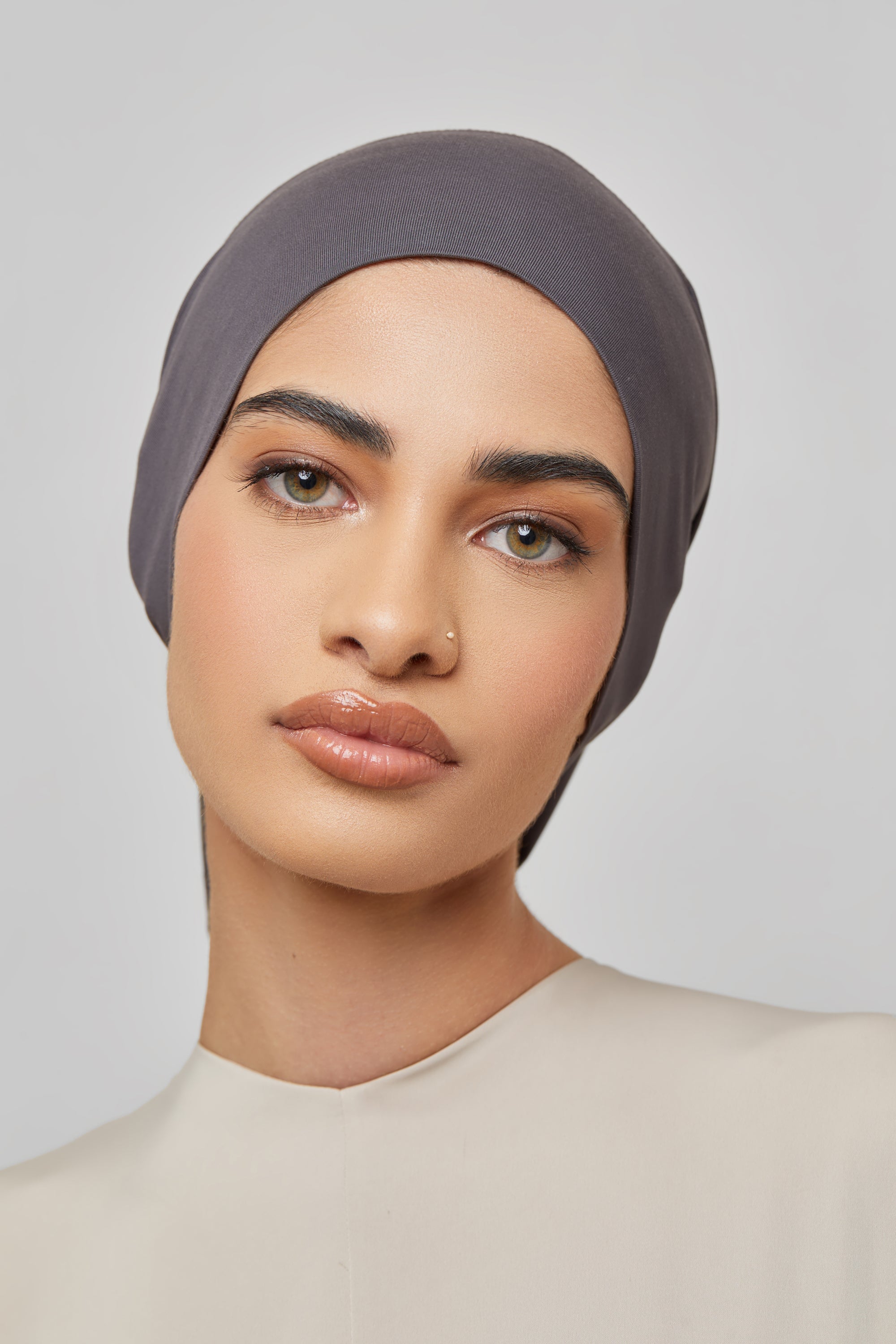 Bamboo Jersey Undercap - Iron Veiled