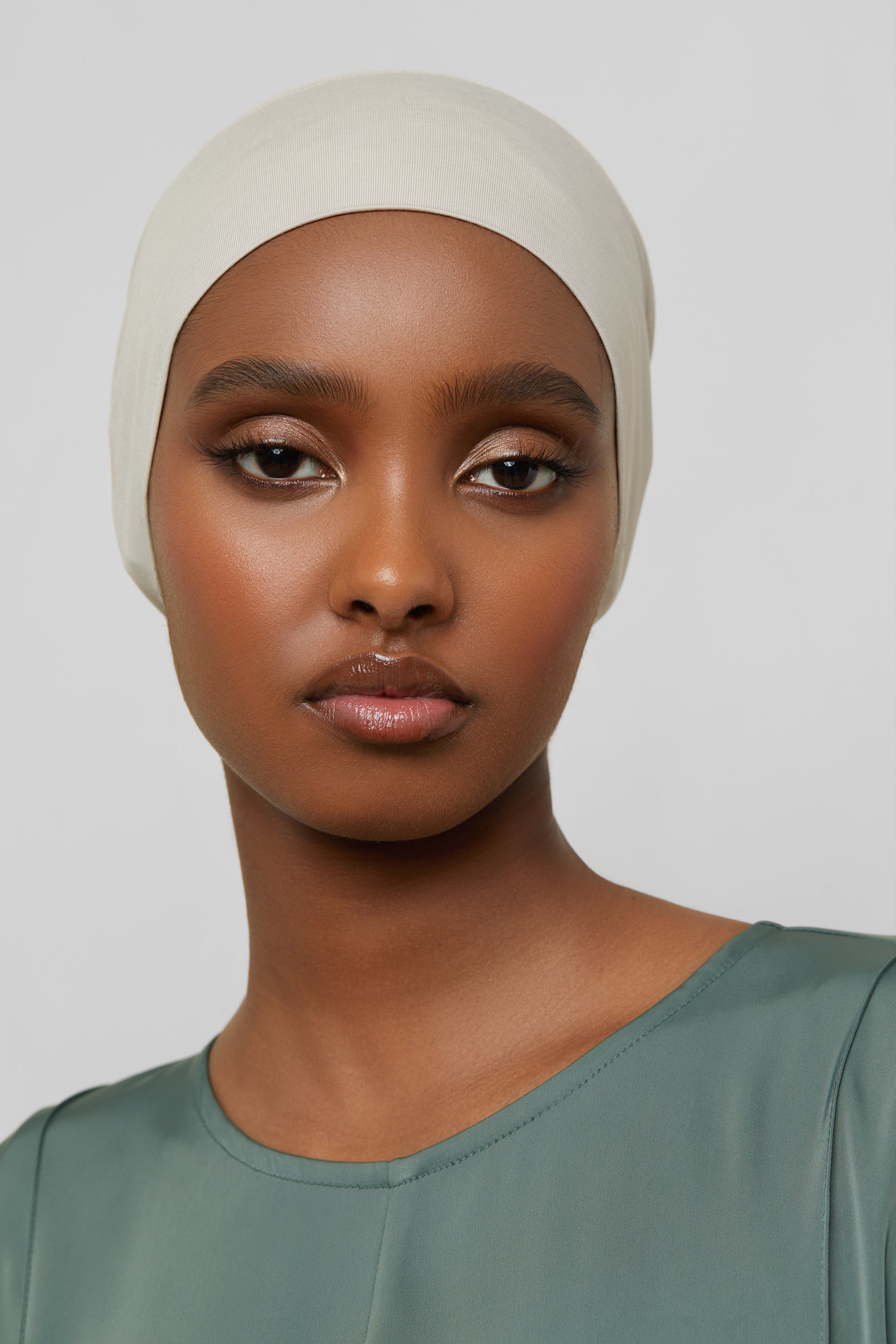 Bamboo Jersey Undercap - Moonbeam Veiled