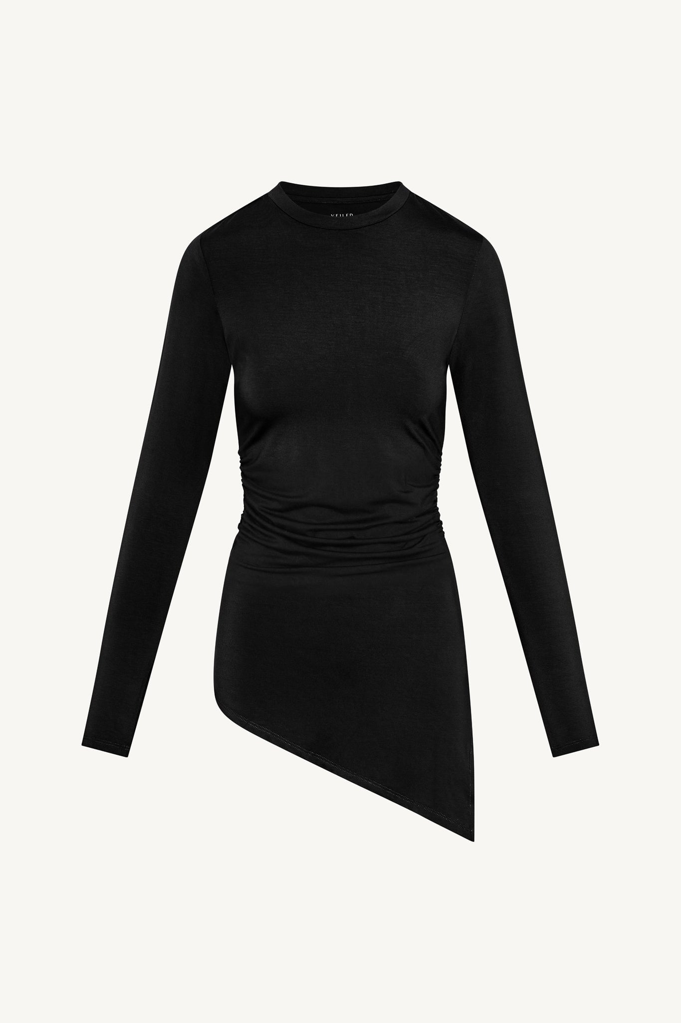 Bamboo Rouched Top - Black Abayas Veiled