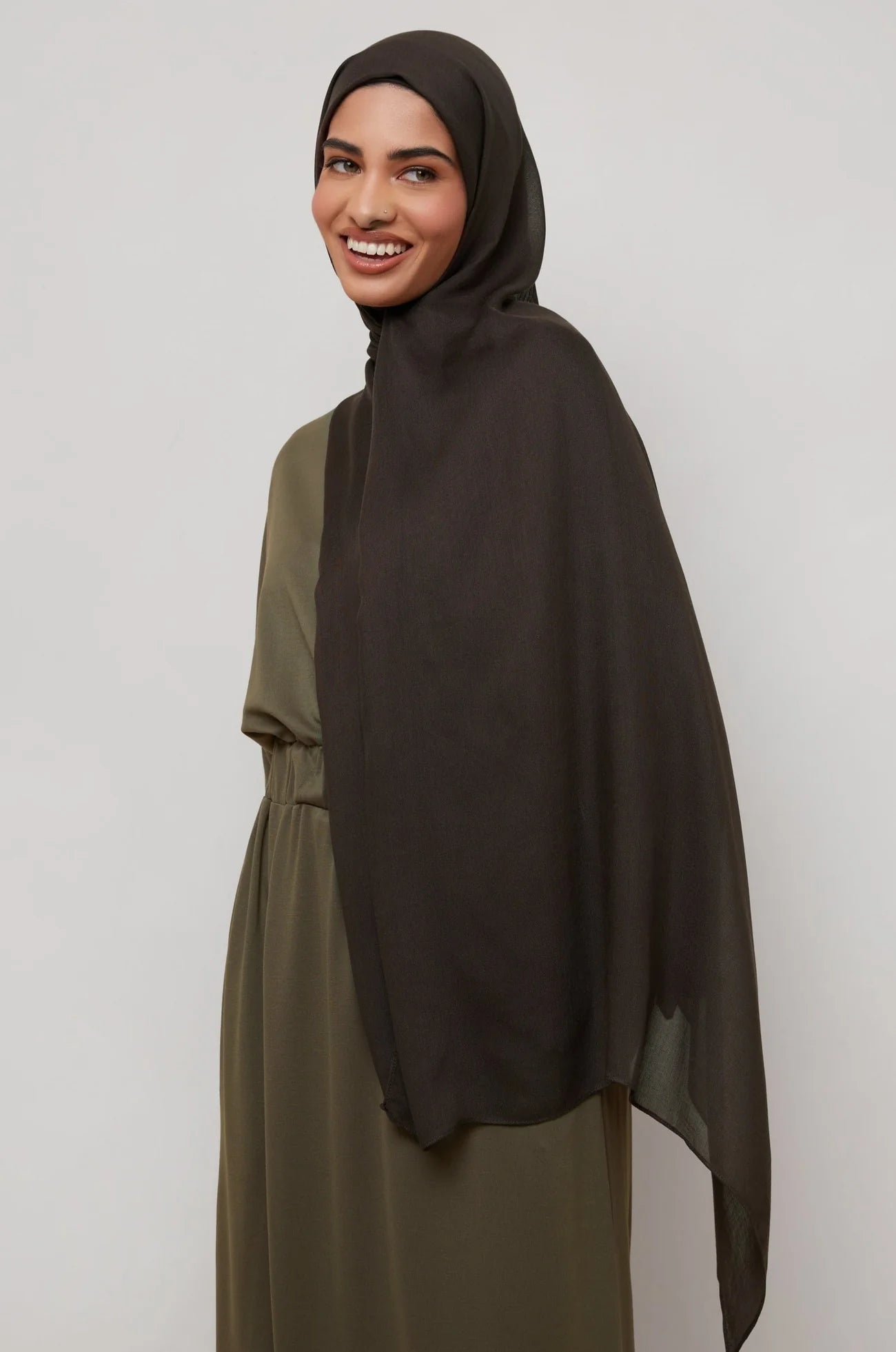 Bamboo Woven Hijab & Matching Undercap Set - Java Veiled