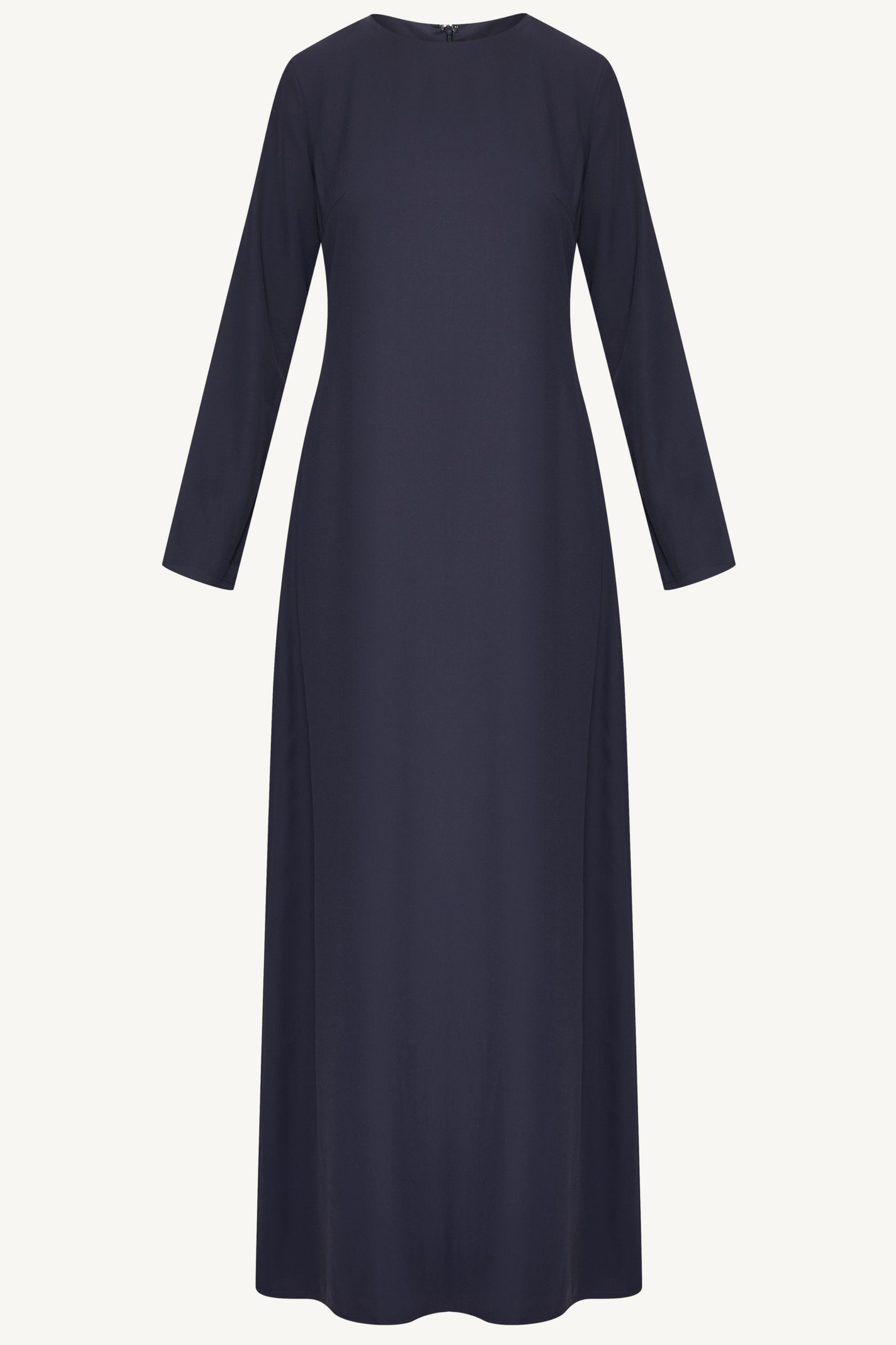 Basic Long Sleeve Maxi Dress - Night Sky Dresses Veiled