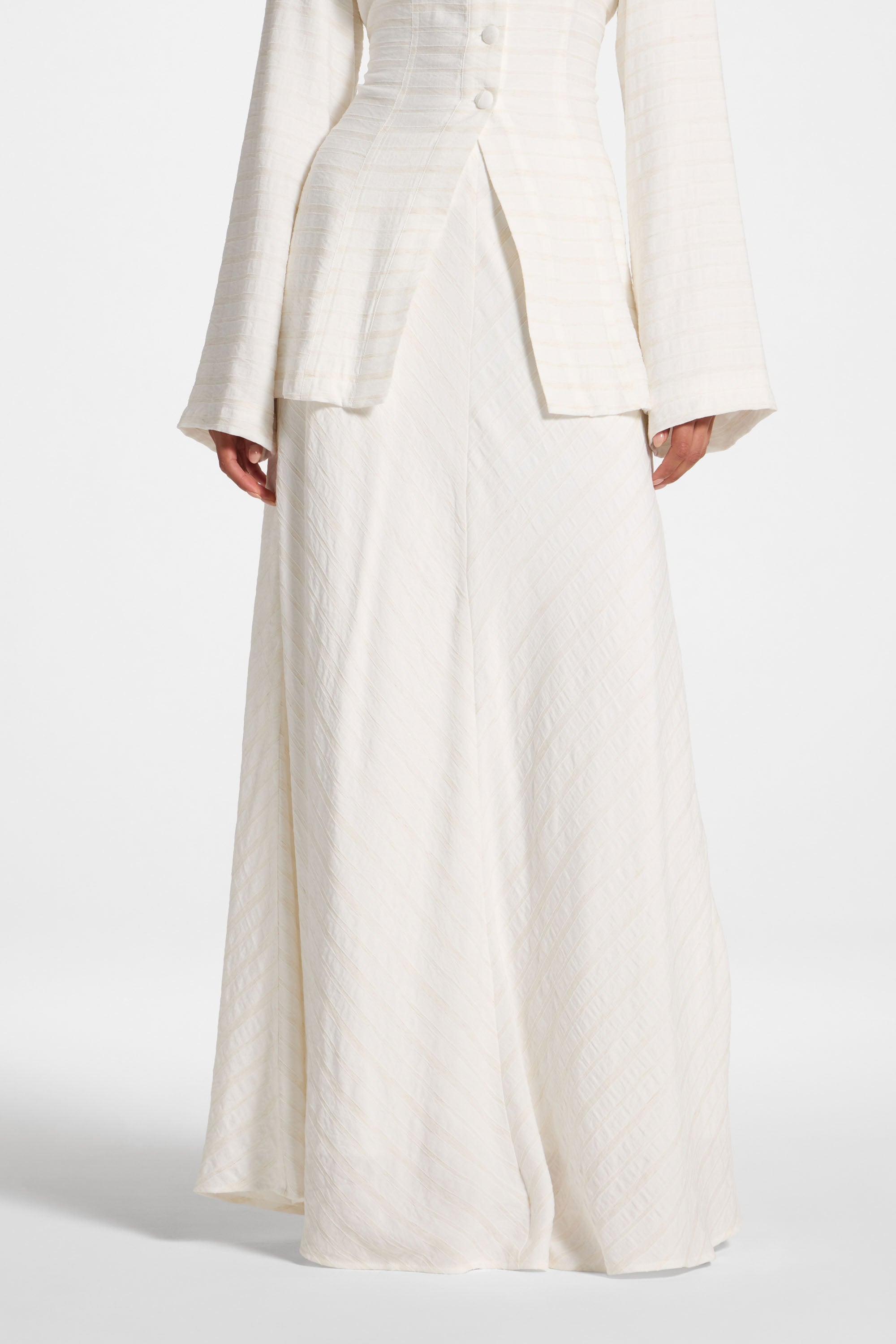 Bias Skirt - Natural Abayas Veiled