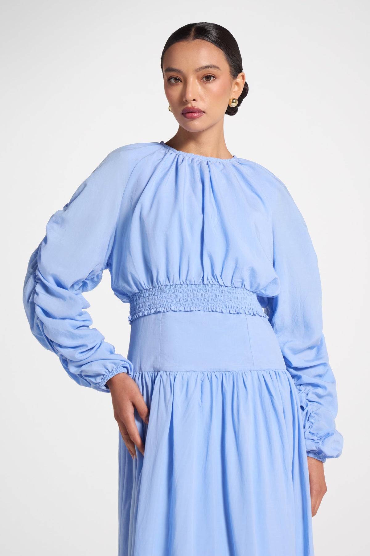 Bolero & Dress Set - Sky Dress Veiled