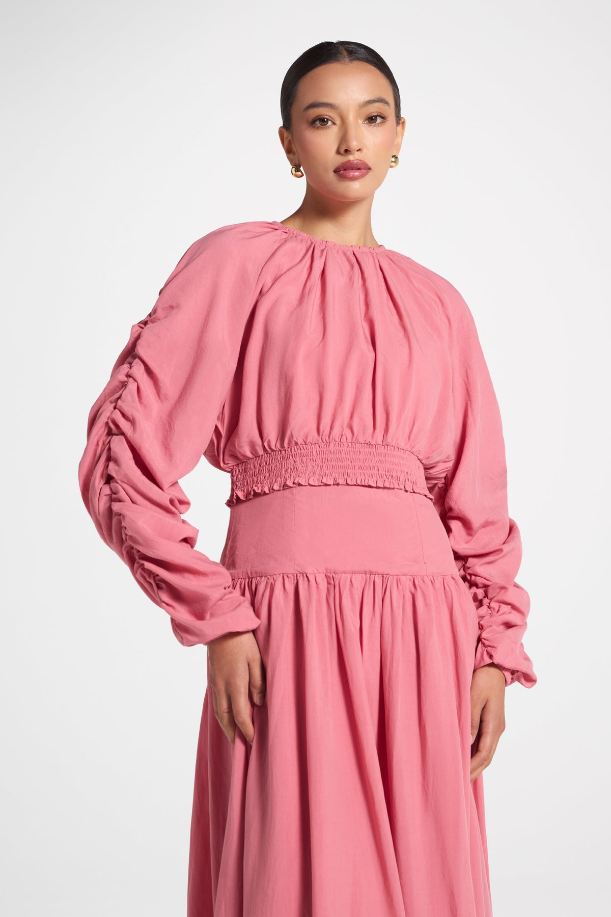 Bolero & Dress Set - Strawberry Sorbet Dress Veiled
