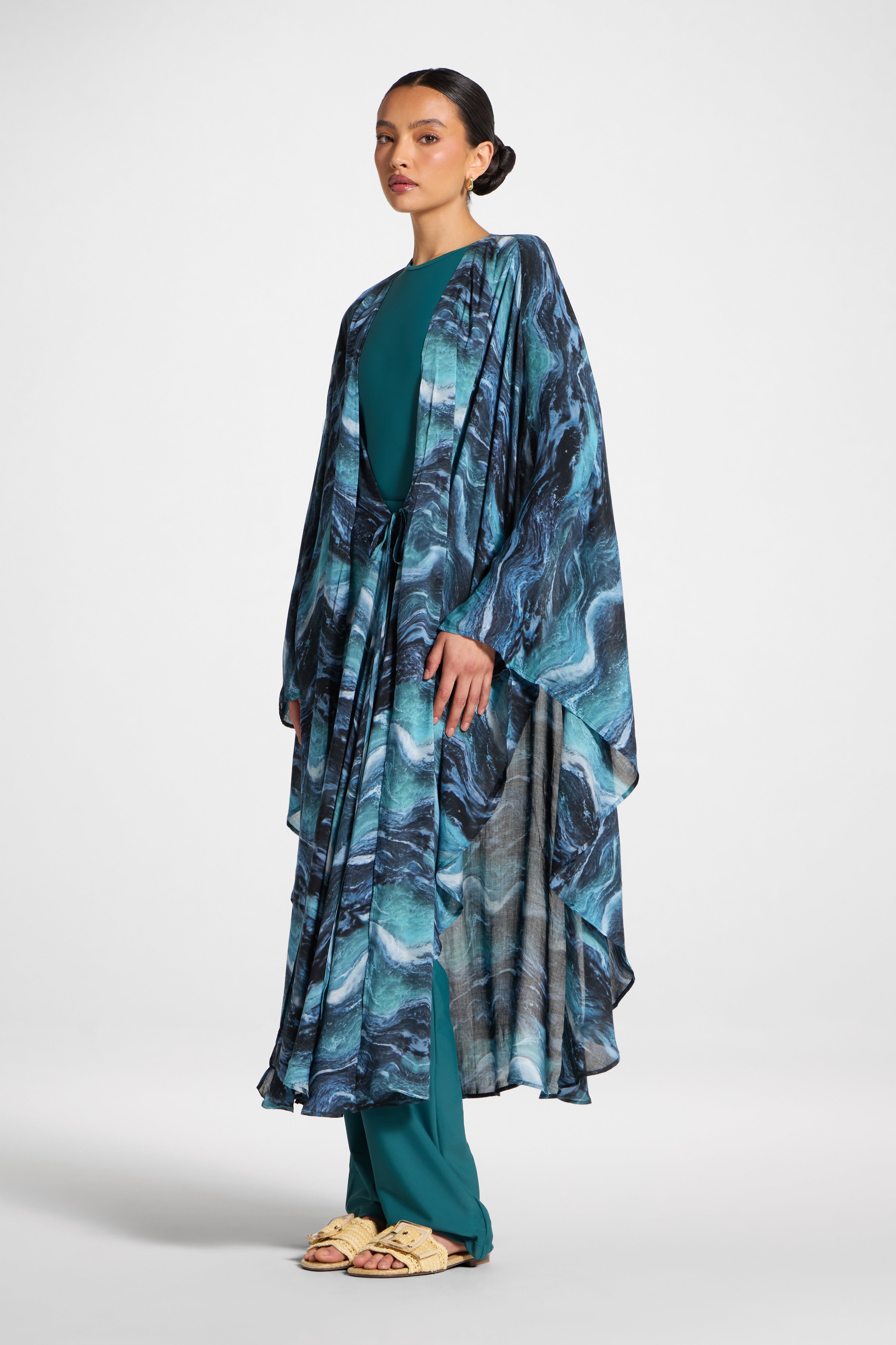 Cardigan Cover Up - Ocean Ripple Swim Veiled