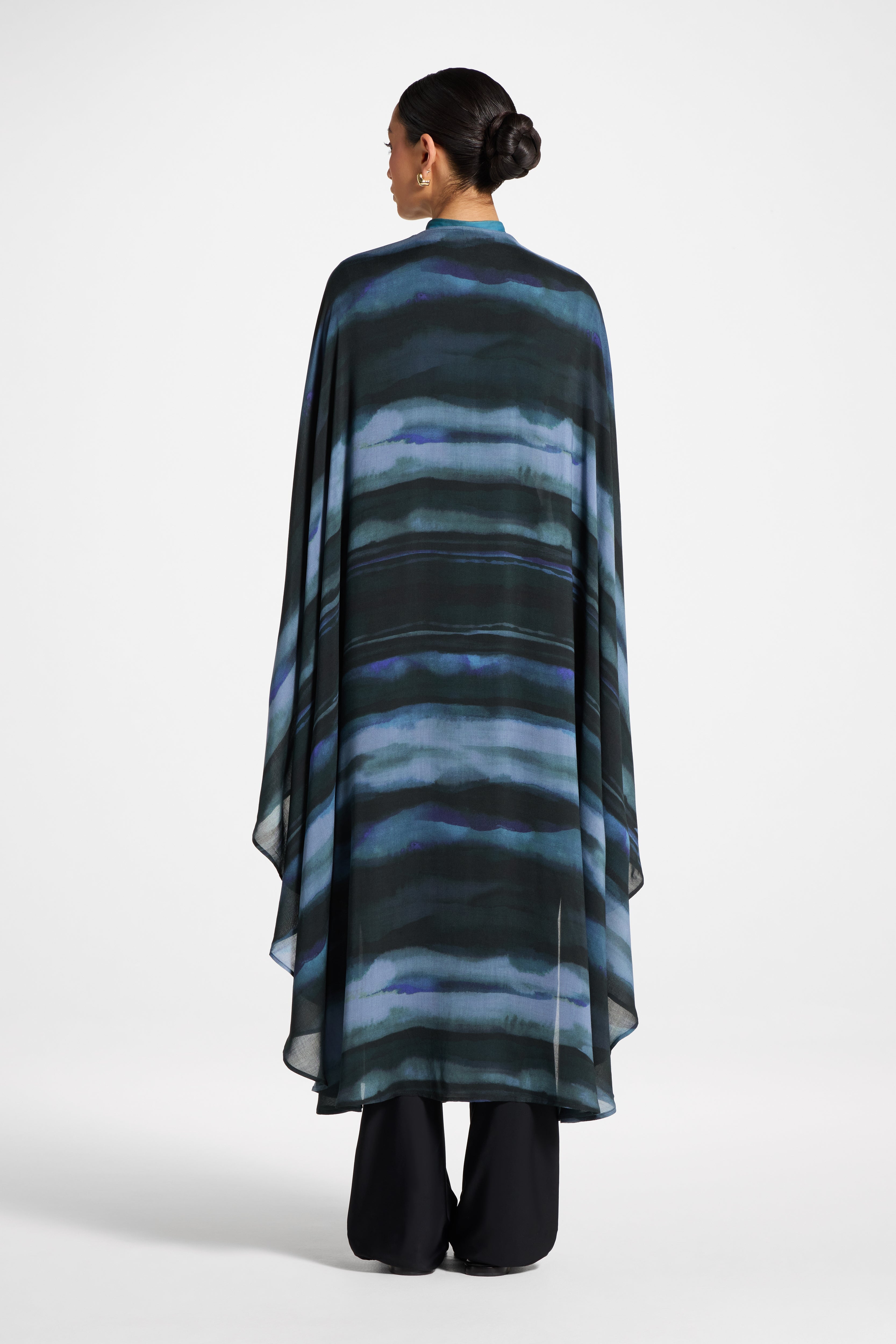 Cardigan Cover Up - Twilight Waves Swim Veiled