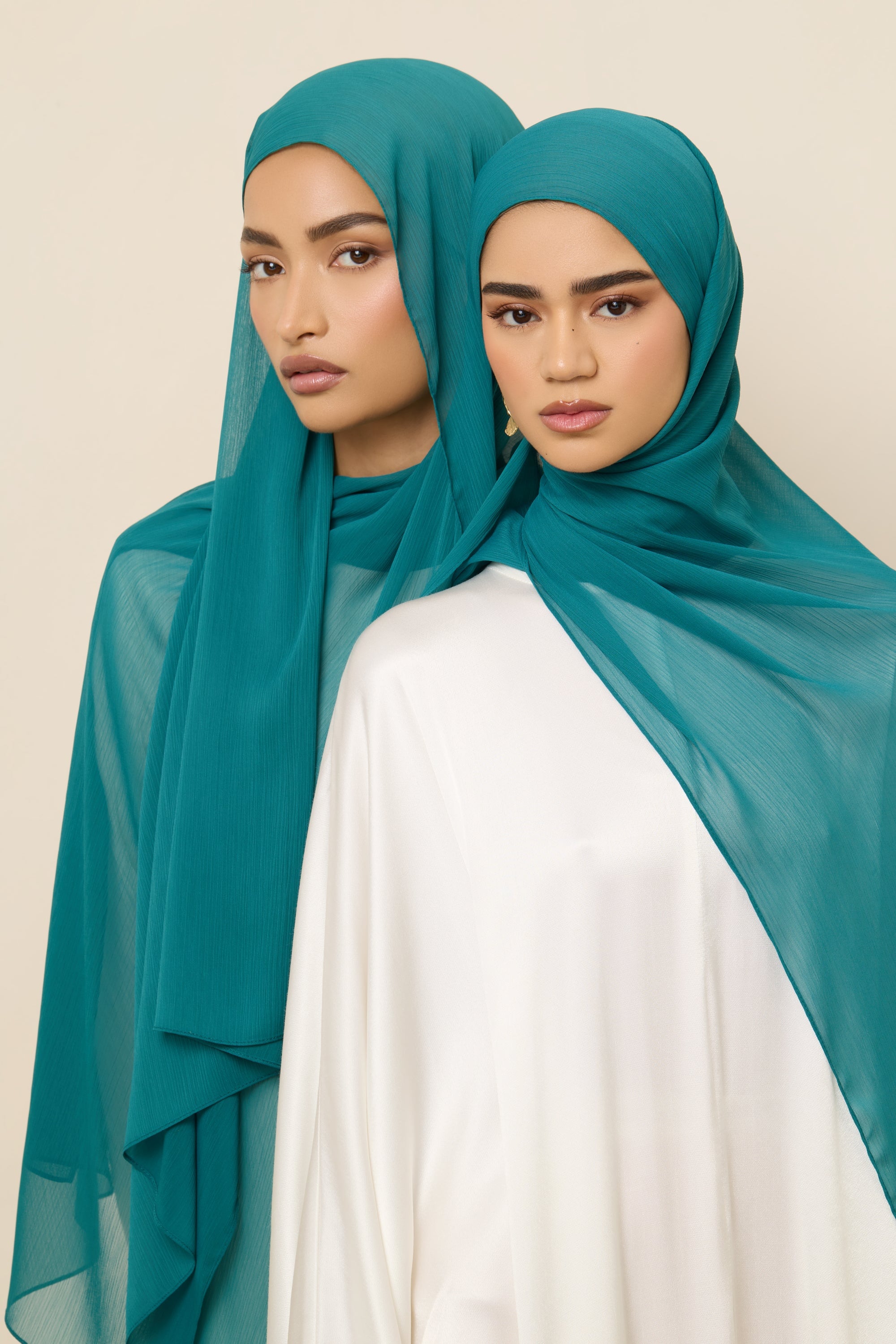 Chiffon Crinkle Hijab - Kalamata Hijabs Veiled