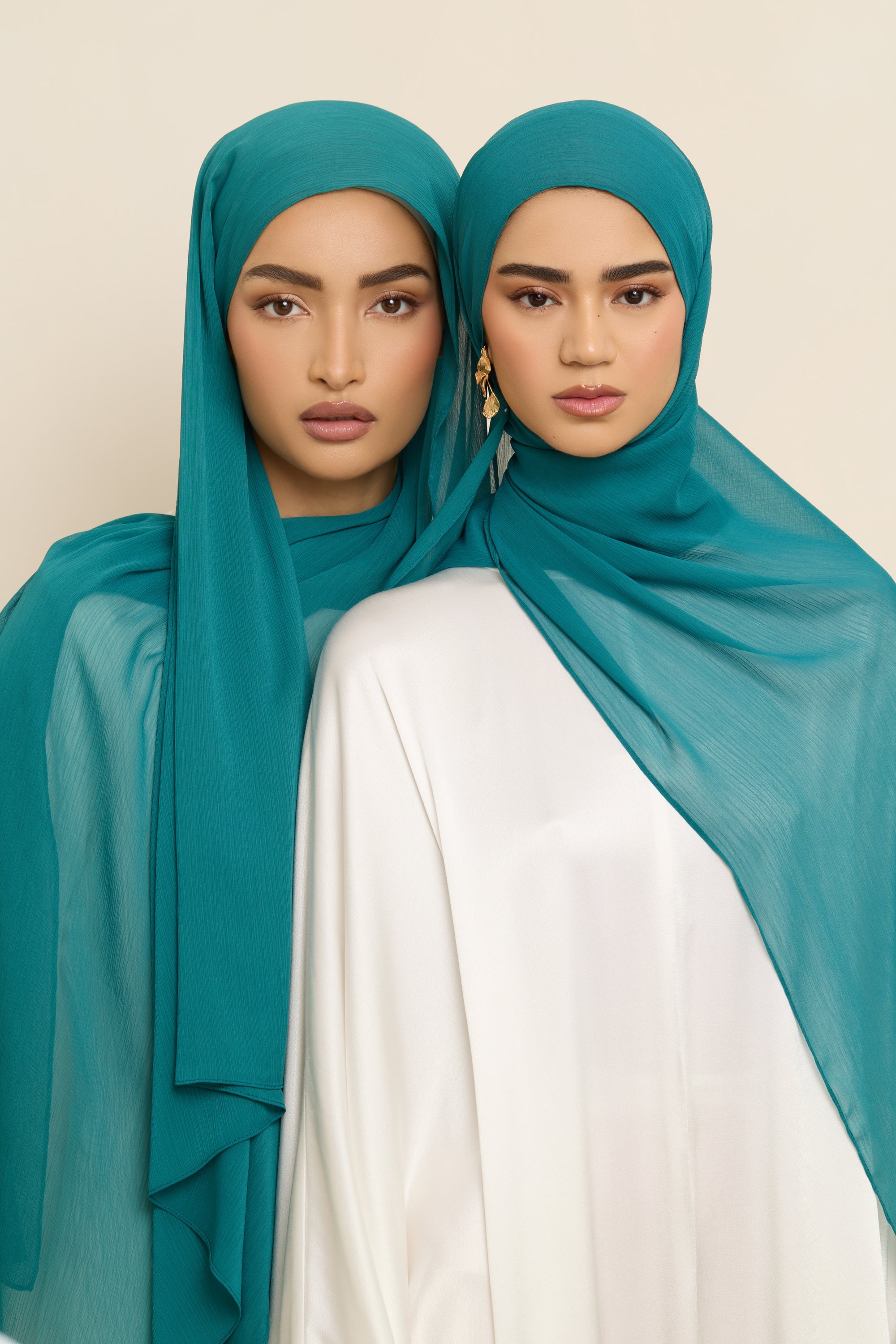 Chiffon Crinkle Hijab - Kalamata Hijabs Veiled