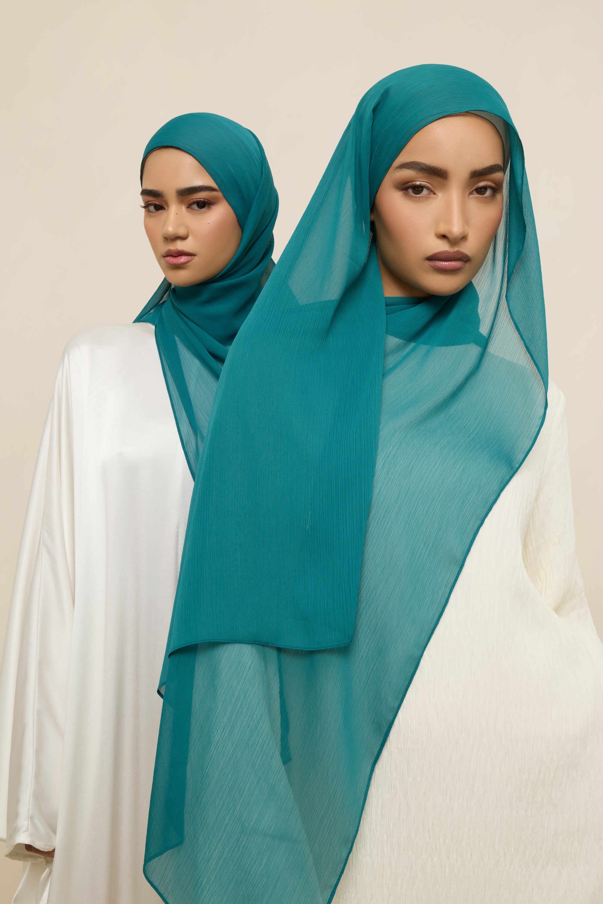 Chiffon Crinkle Hijab - Kalamata Hijabs Veiled