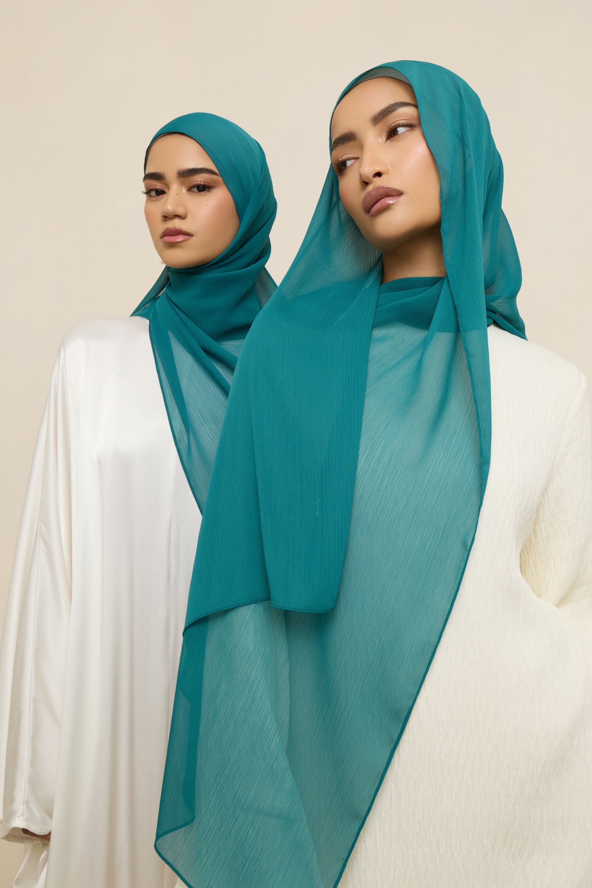 Chiffon Crinkle Hijab - Kalamata Hijabs Veiled