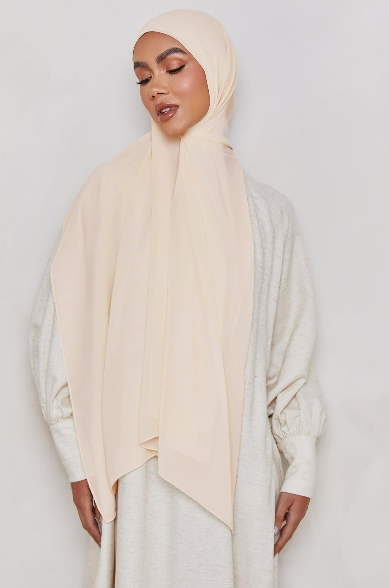 Chiffon LITE Hijab - Birch Hijabs Veiled