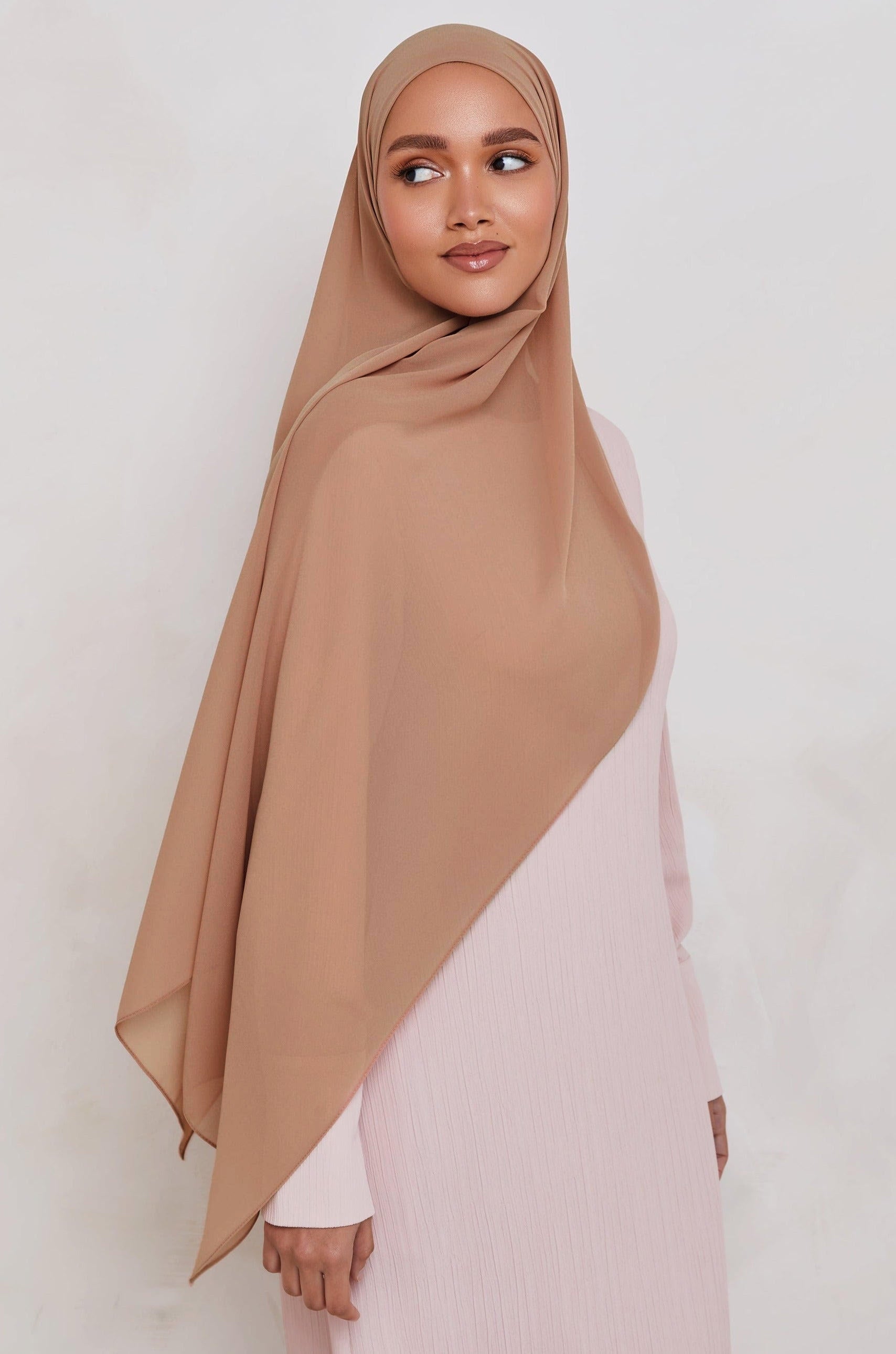 Chiffon LITE Hijab - Cork Hijabs Veiled