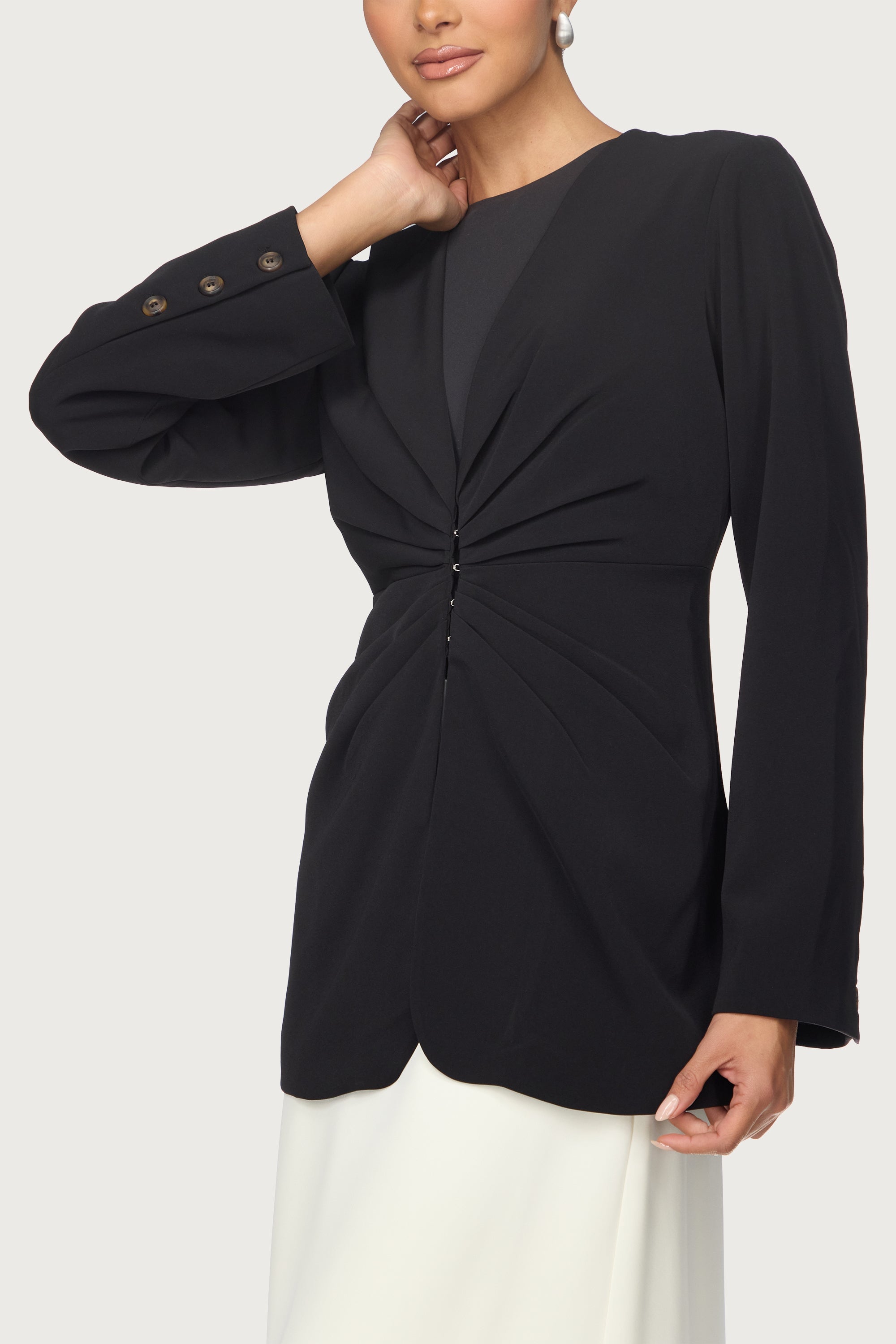 Cinch Blazer - Black Abayas Veiled